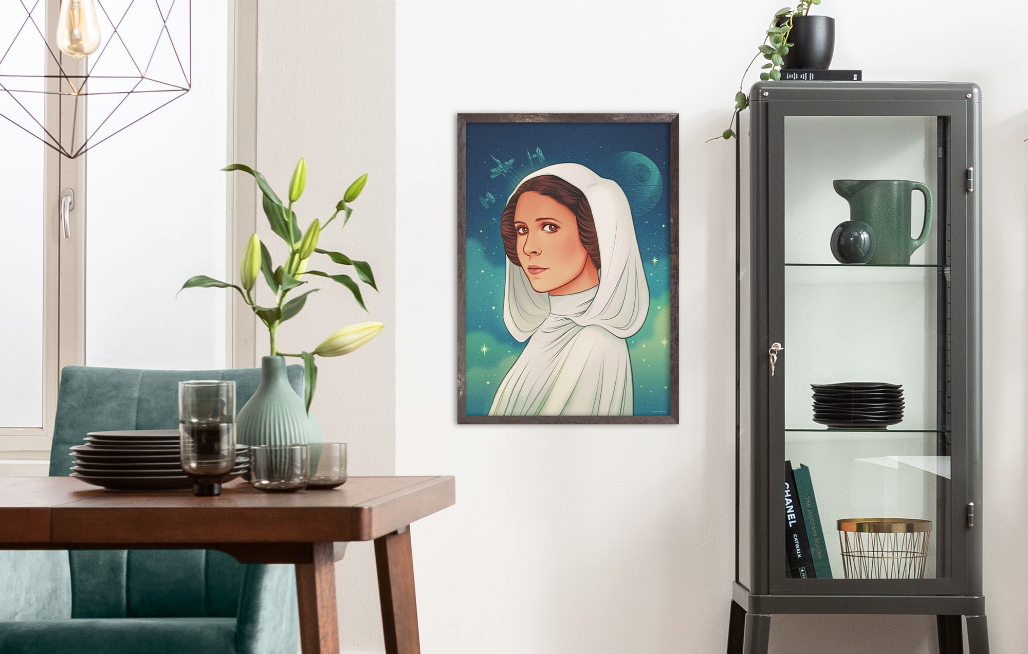 Komar Wandbild »Star Wars Princess of Alderaan«, Disney, (Set, 1 St.), 50 x 70 cm (Breite x Höhe) - Kinderzimmer, Dekoration