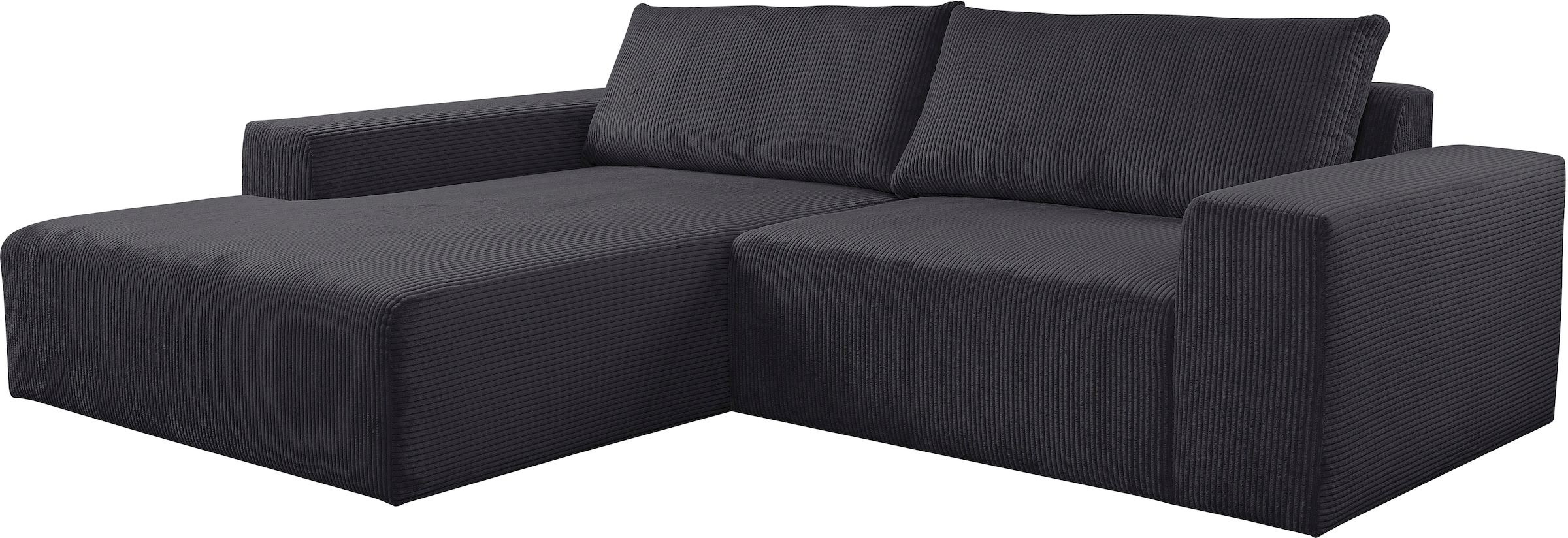 WERK2 Ecksofa »Rio, elegant und bequem, Breite 262cm, L-Form«, Puristisches Design mit maximalem Komfort