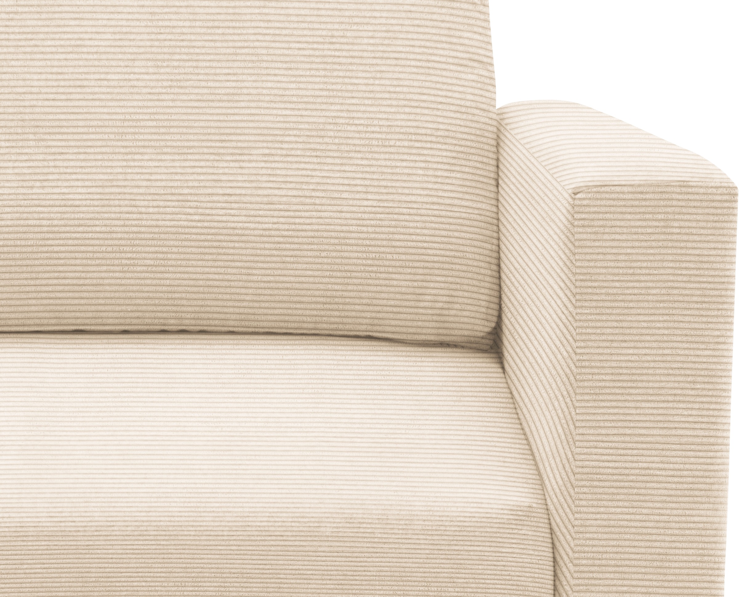 DOMO collection 2-Sitzer »800015, als Sitzmöbel oder Schlafgelegenheit nutzbar, Schlafsofa«, Sitzfläche mit Federkern, inkl. 2 Rückenkissen