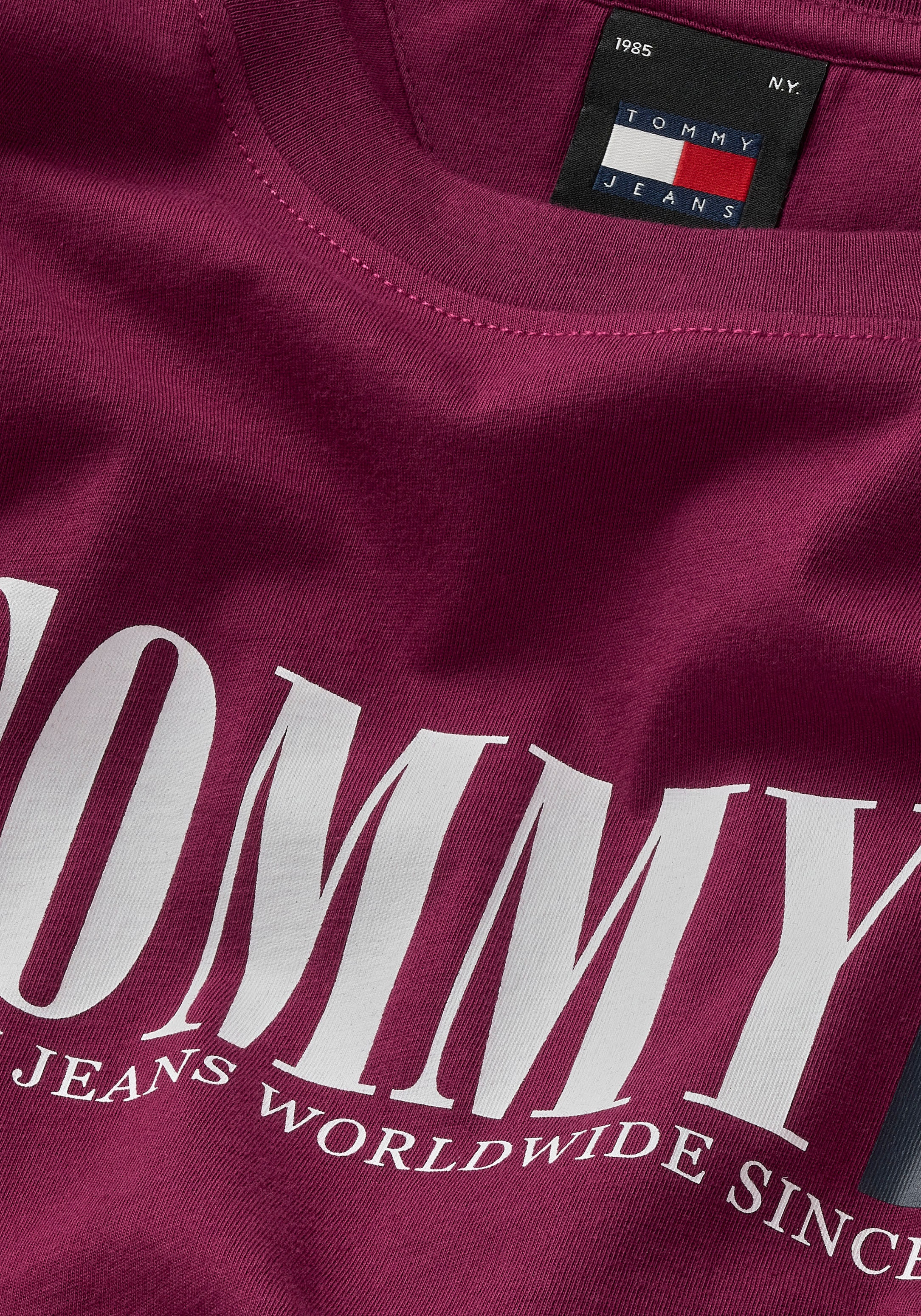 Tommy Jeans T-Shirt »TJM REG TOMMY DNA FLAG TEE EXT«, mit Logoprint