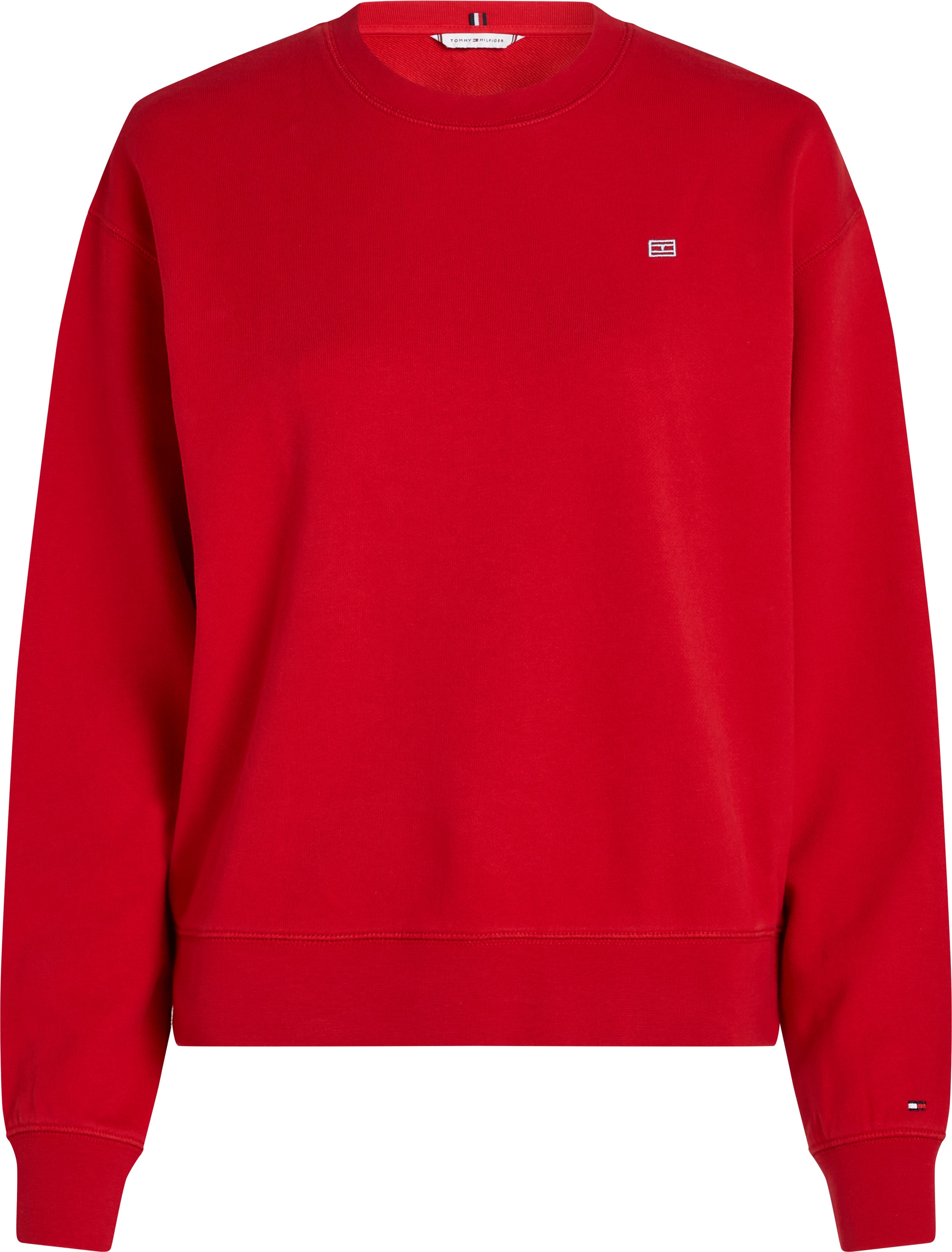 Tommy Hilfiger Sweatshirt »REG CONTRAST FLAG SWEATSHIRT«, mit Logo-Flag