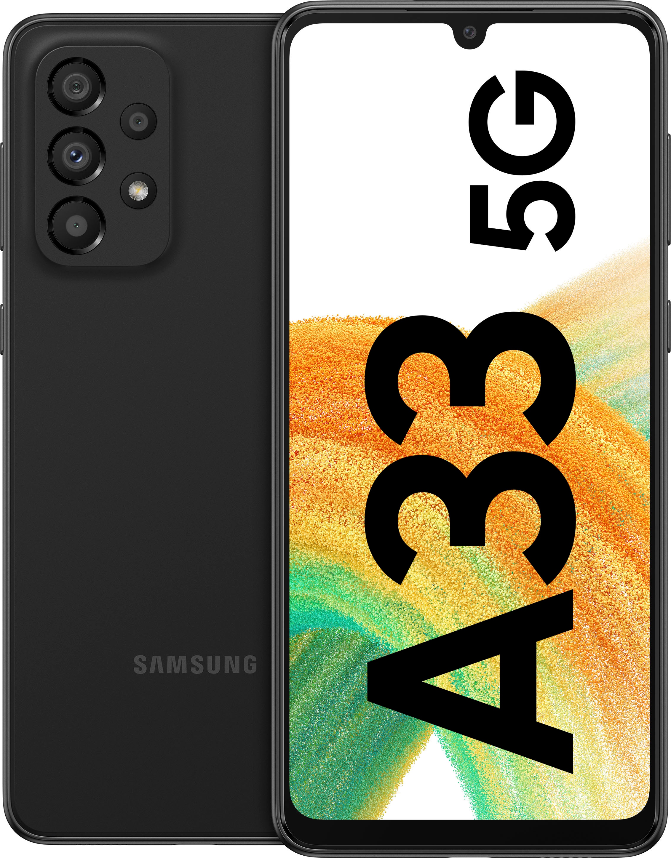 Samsung Smartphone »Galaxy A33 5G«, Awesome Black, 16,21 cm/6,4 Zoll, 128  GB Speicherplatz, 48 MP Kamera ➥ 3 Jahre XXL Garantie | UNIVERSAL