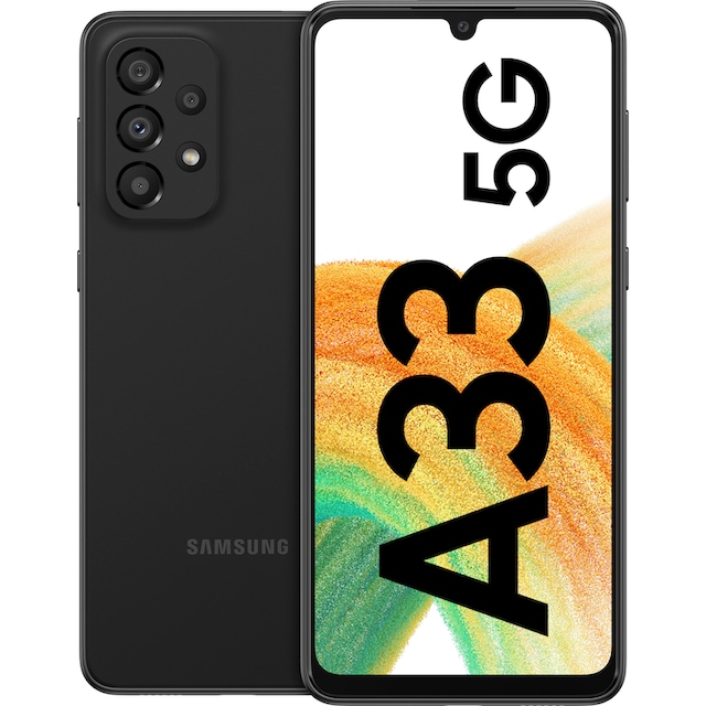 Samsung Smartphone »Galaxy A33 5G«, Awesome Black, 16,21 cm/6,4 Zoll, 128  GB Speicherplatz, 48 MP Kamera ➥ 3 Jahre XXL Garantie | UNIVERSAL