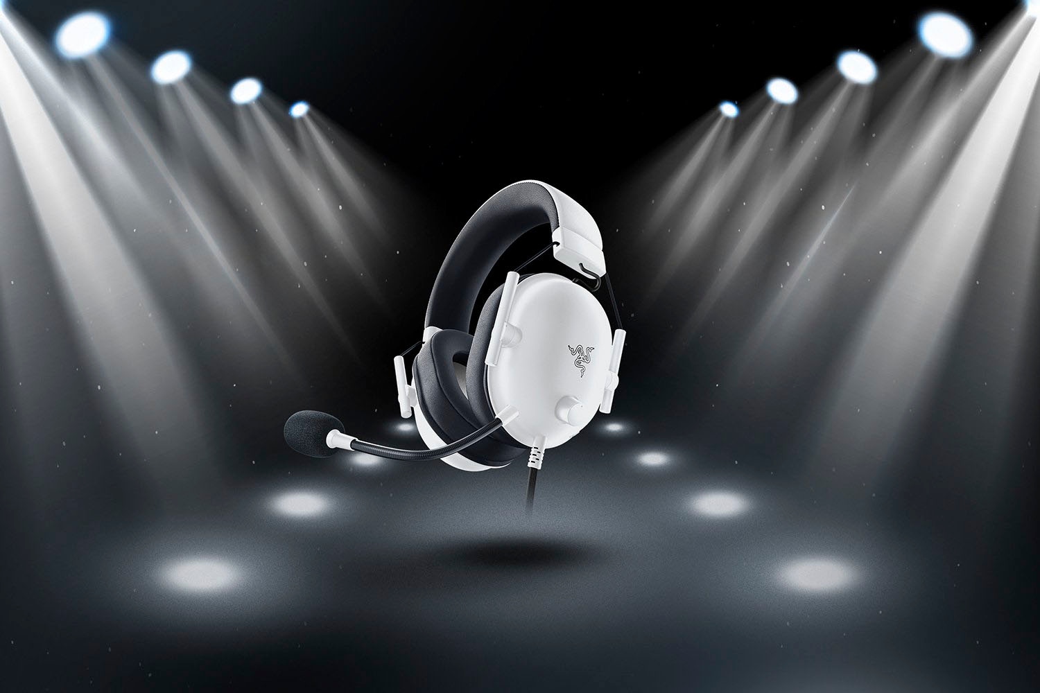 RAZER Gaming-Headset »BlackShark V2 X - Weiß«, Rauschunterdrückung-Mikrofon abnehmbar