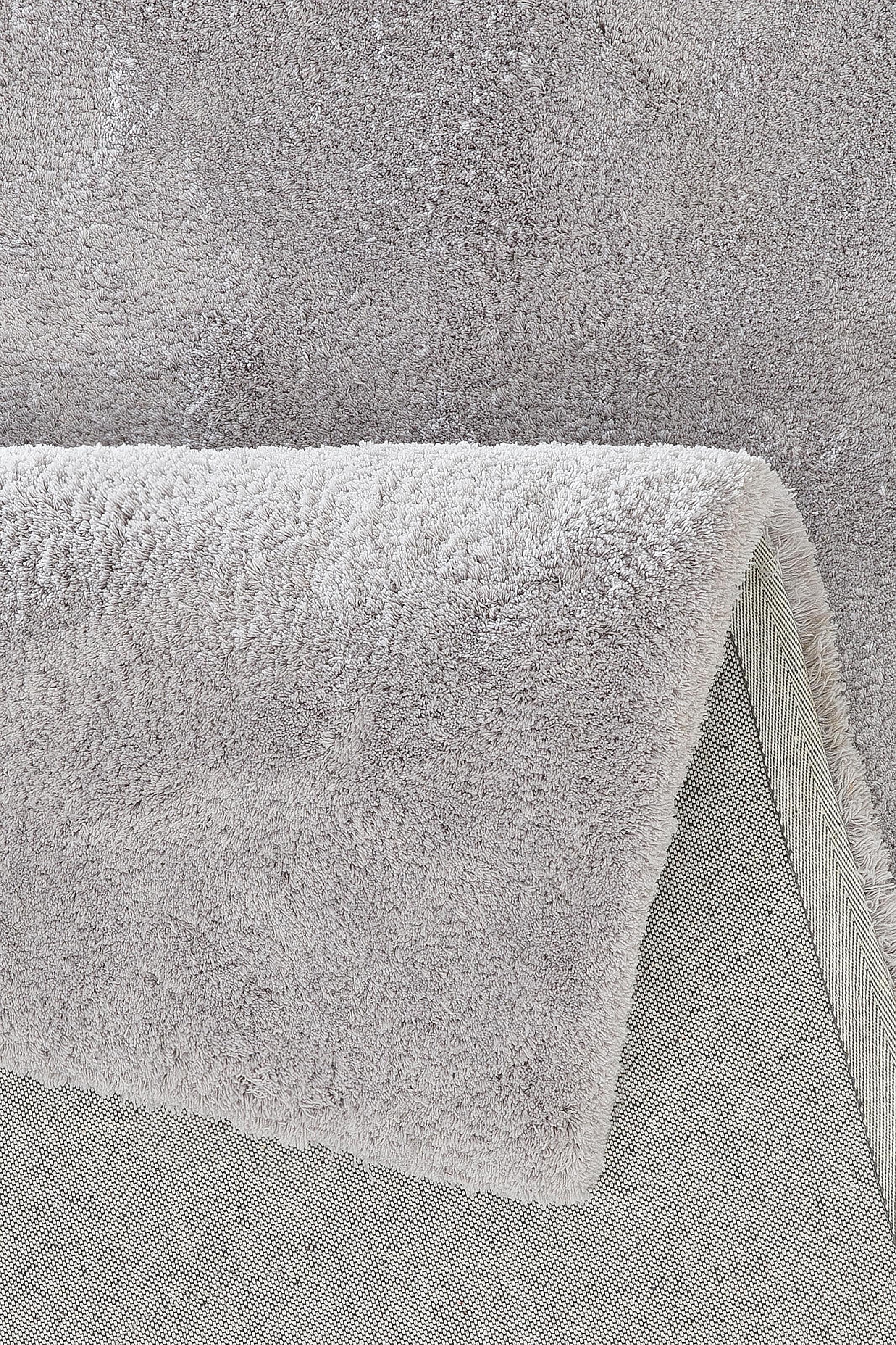 my home Hochflor-Läufer »Microfaser Teppich Magong, besonders weich, sehr feiner Flor«, rechteckig, 25 mm Höhe, uni Teppiche, Wohnzimmer, Schlafzimmer, Kinderzimmer, Flur, Brücke