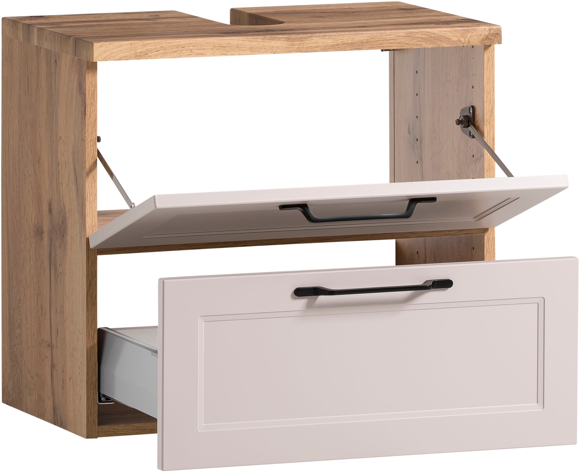 welltime Waschbeckenunterschrank »Lana«, Badmöbel, 2 Schubladen, 60 cm breit
