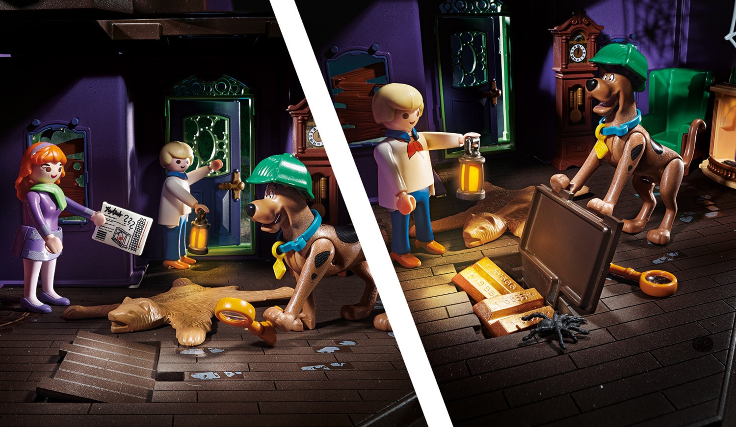 Playmobil® Konstruktions-Spielset »Abenteuer im Geisterhaus (70361), SCOOBY-DOO!«, (177 St.), Made in Germany