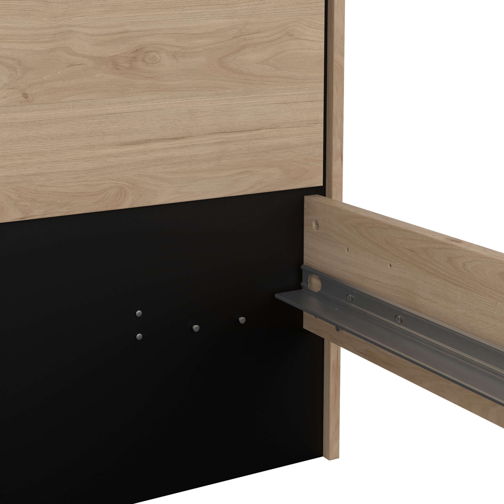 andas Bett »Ry Bettrahmen, Bettgestell, Doppelbett,« mit hohem Kopfteil, Beine aus Vollholz,