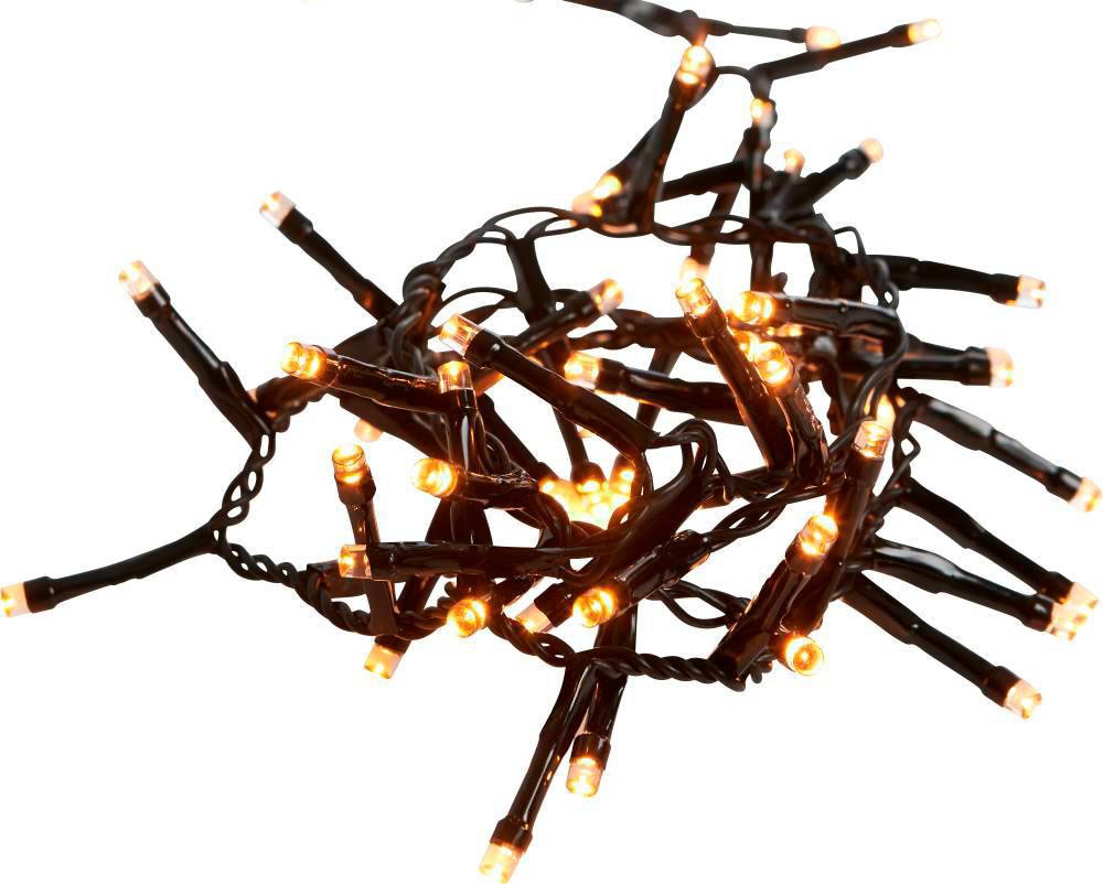 LED-Lichterkette »GOLDEN WARM WHITE, Weihnachtsdeko«, 800 St.-flammig, schwarz /...