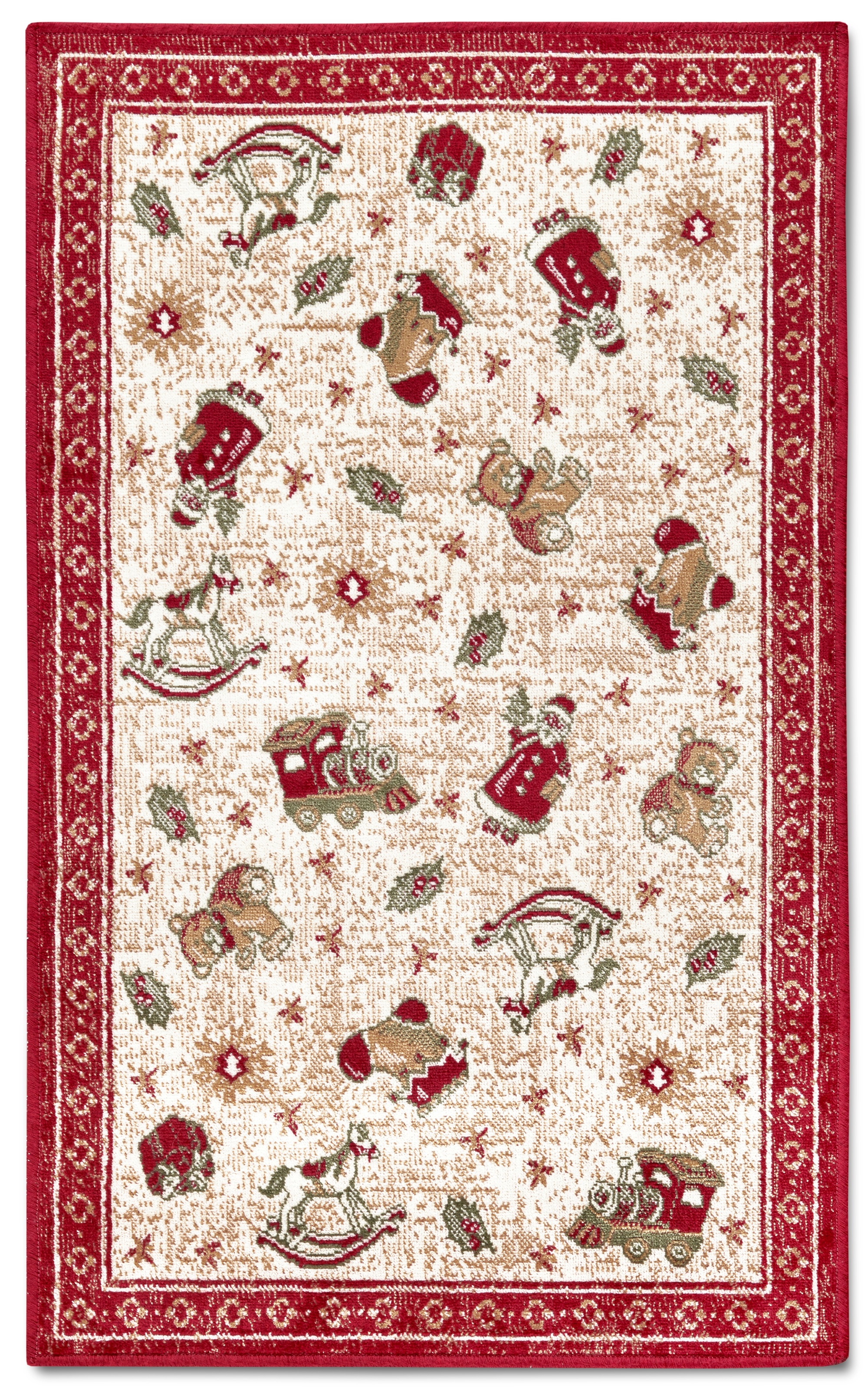 Villeroy & Boch Teppich »Nostalgic Shine Toy's Delight, eckig, rund und Läufer« rechteckig 6 mm Höhe Weihnachten, Wohnzimmer, Flur, Geschenk, Toys Delight, Dekoration