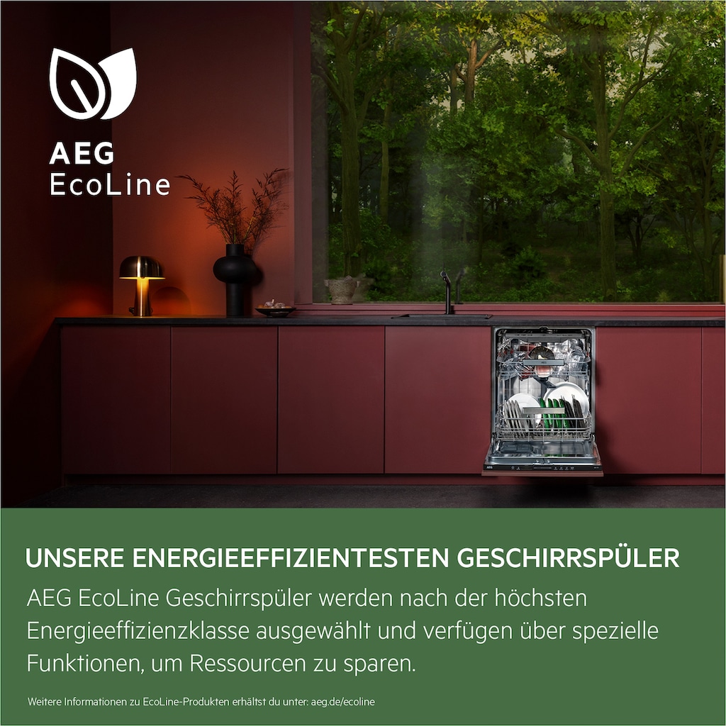 AEG teilintegrierbarer Geschirrspüler »FEE7671APM 911424526«, Serie 7000, FEE7671APM 911424526, 14 Maßgedecke