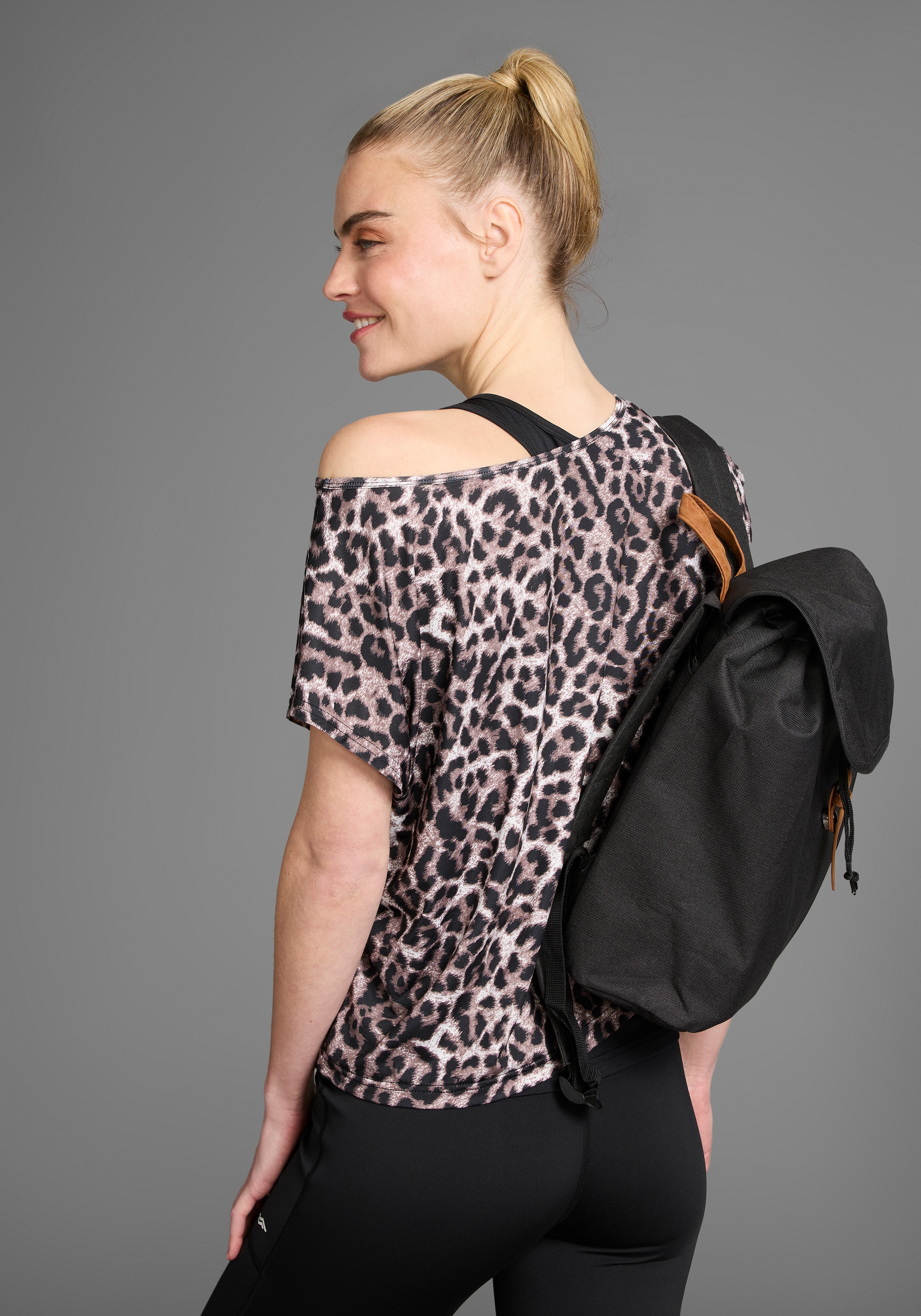 FAYN SPORTS Funktionsshirt, (Set, 2), mit coolem Print und Top auch in großen Größen