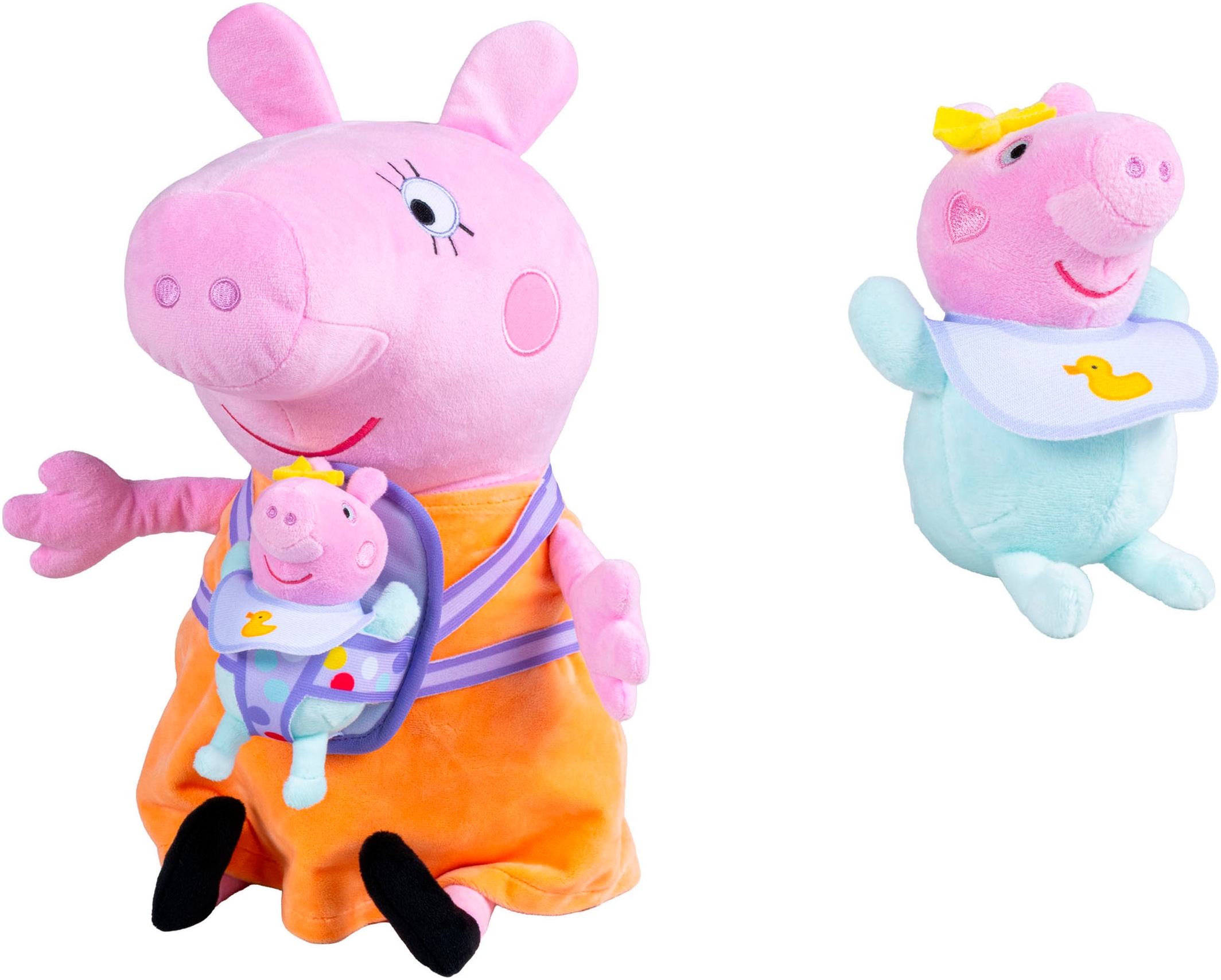 SIMBA Plüschfigur »Peppa Pig - Mama Wutz mit Evie, 33 cm«