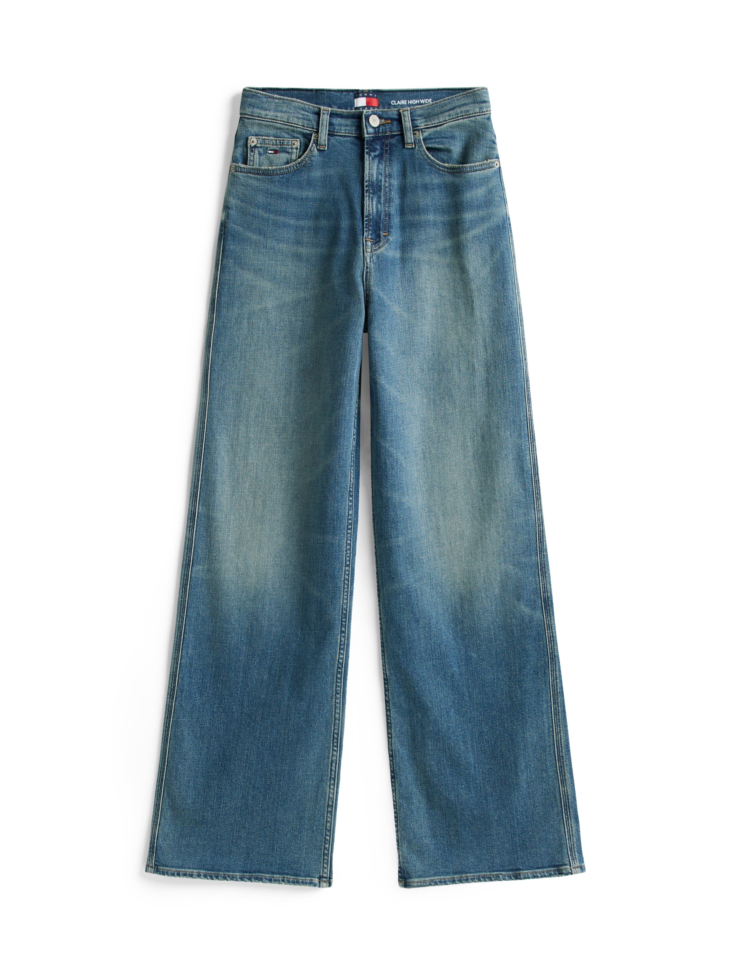 Tommy Jeans Weite Jeans »Claire High Rise«, mit Logo-Badge