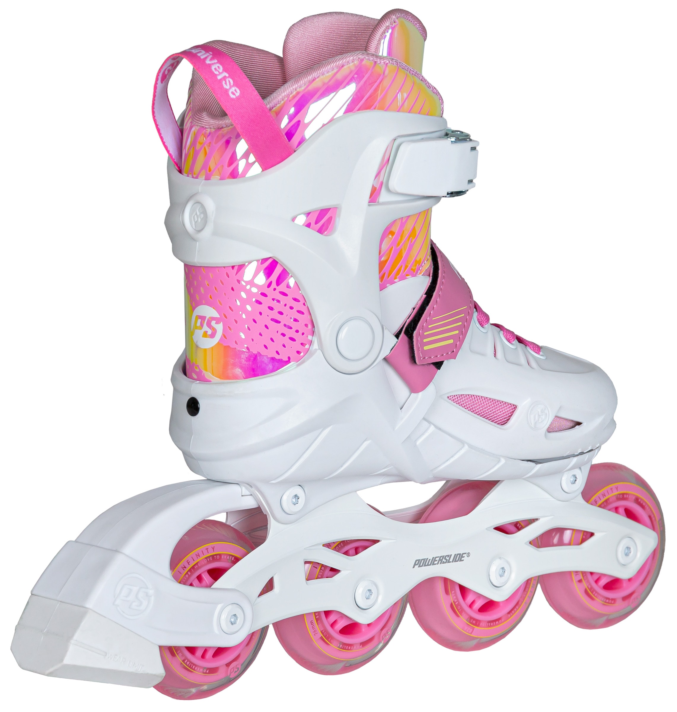 Powerslide Inlineskates »Universe Red 4W Kids adj.«