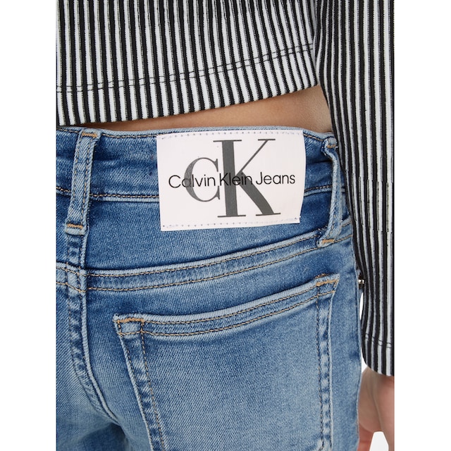 Calvin Klein Jeans Stretch-Jeans »FLARE MR SPLIT VISUAL MID BLUE« bei ♕