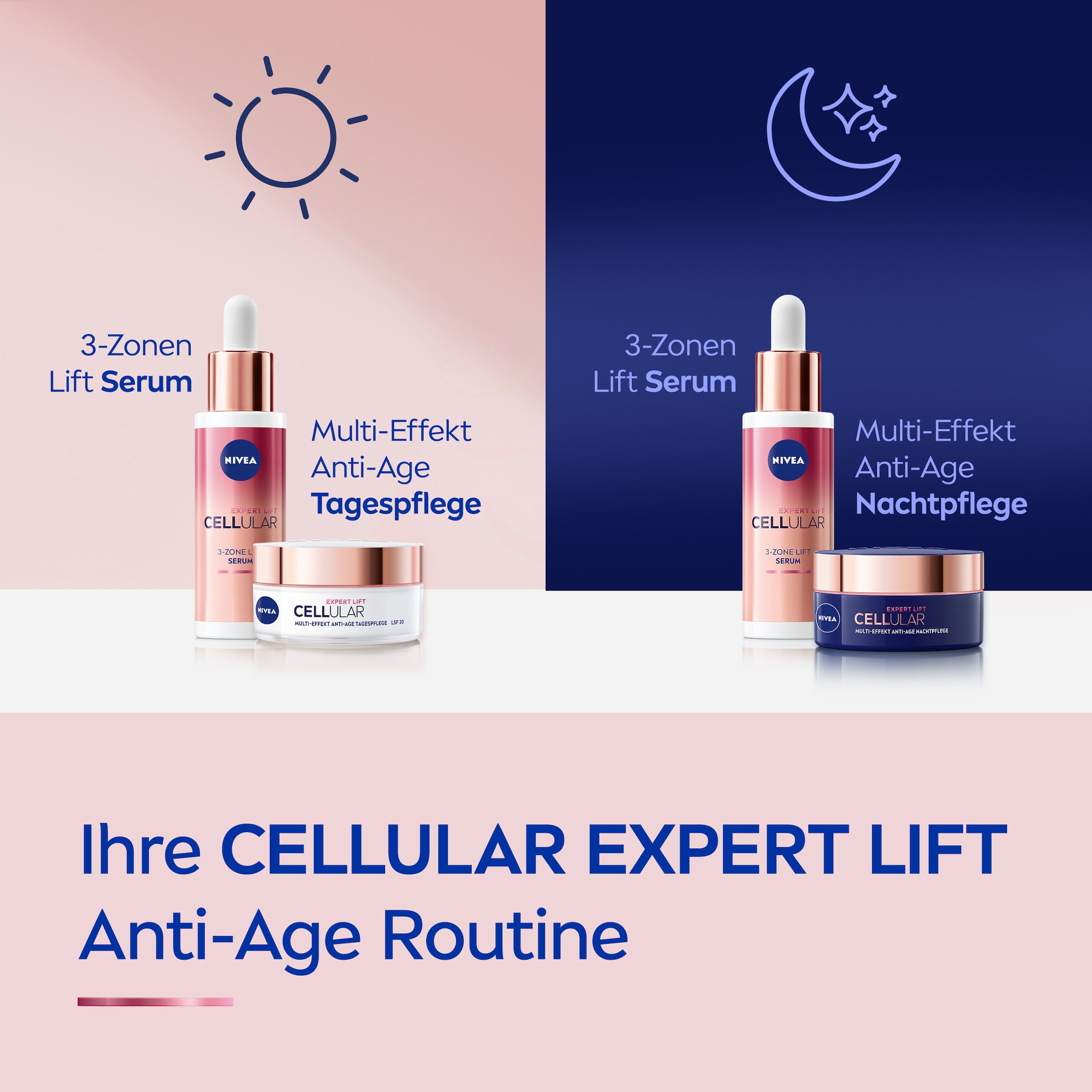Nivea Gesichtsserum »CELLULAR Expert Lift Bakuchiol Lift Serum«