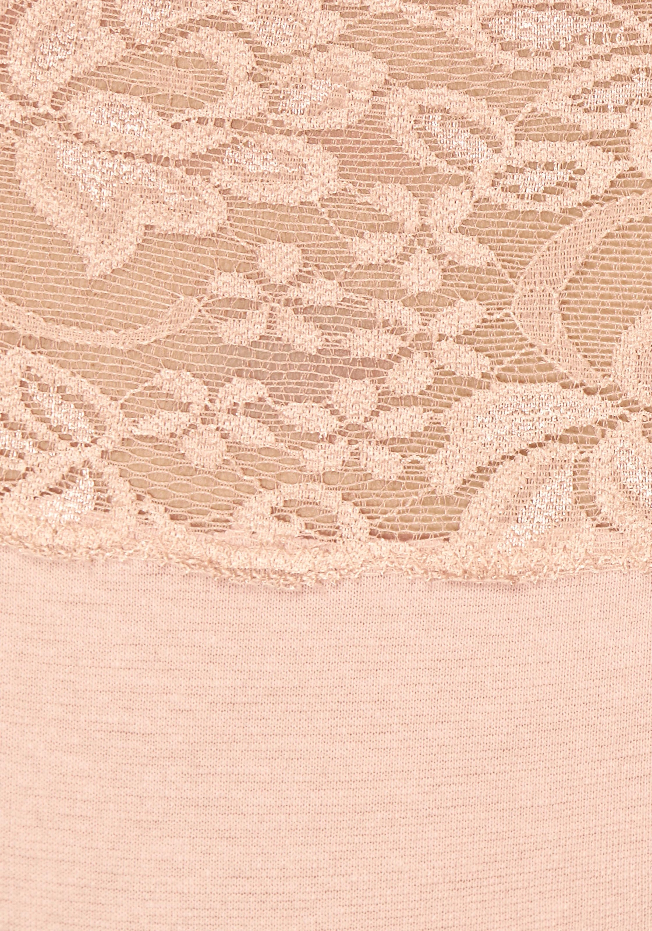 Vivance Slip 3er-Pack,  aus elastischer Baumwolle mit floraler Spitze