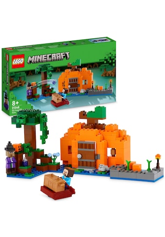 Konstruktionsspielsteine »Die Kürbisfarm (21248), LEGO® Minecraft«, (257 St.)