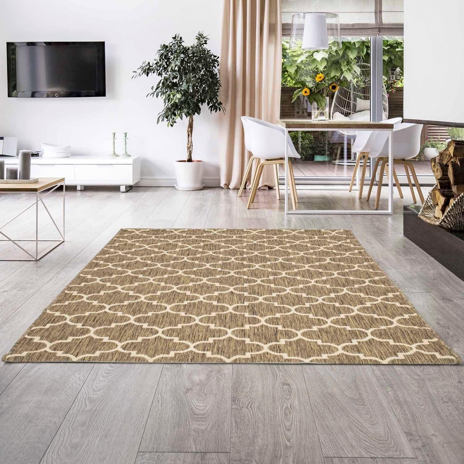Carpet City Teppich »Sun Marokkanisches In/- rechteckig, 604«, geeignet, Terrasse Muster, Outdoor