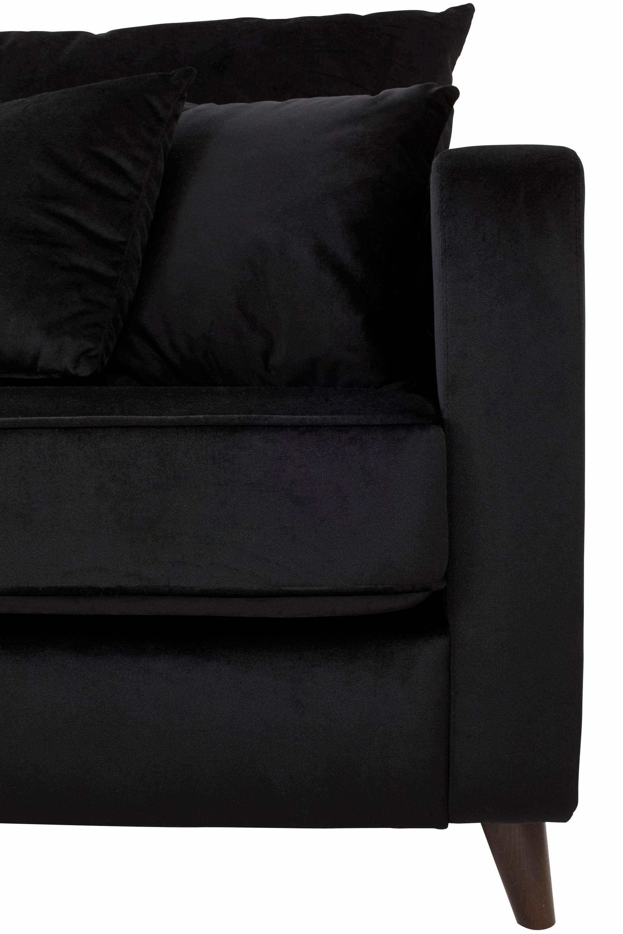 Guido Maria Kretschmer Home&Living Ecksofa »Renesse L-Form«, lose Kissen, Keder an Sitzkissen