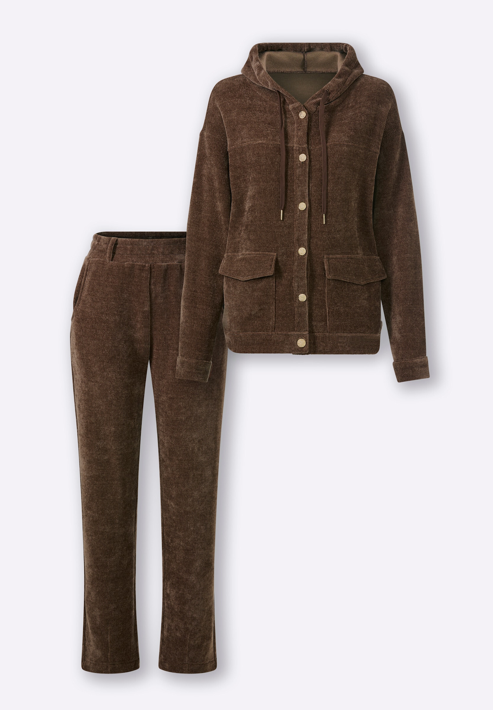 heine Anzughose »Set Hosenanzug aus Chenille«