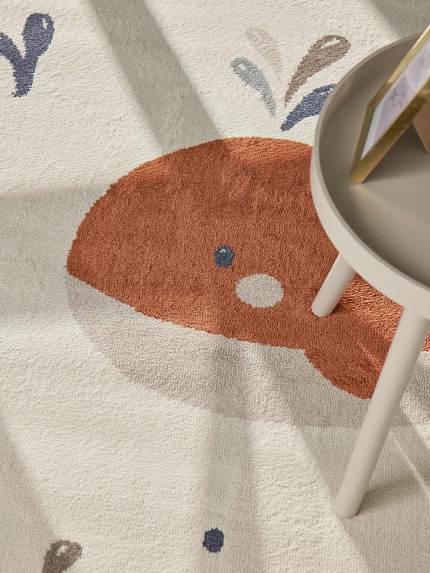 HANSE Home Kinderteppich »Moby« rund 10 mm Höhe Pflegeleicht, Weich, Kinderzimmer, Spielteppich, Spielunterlage