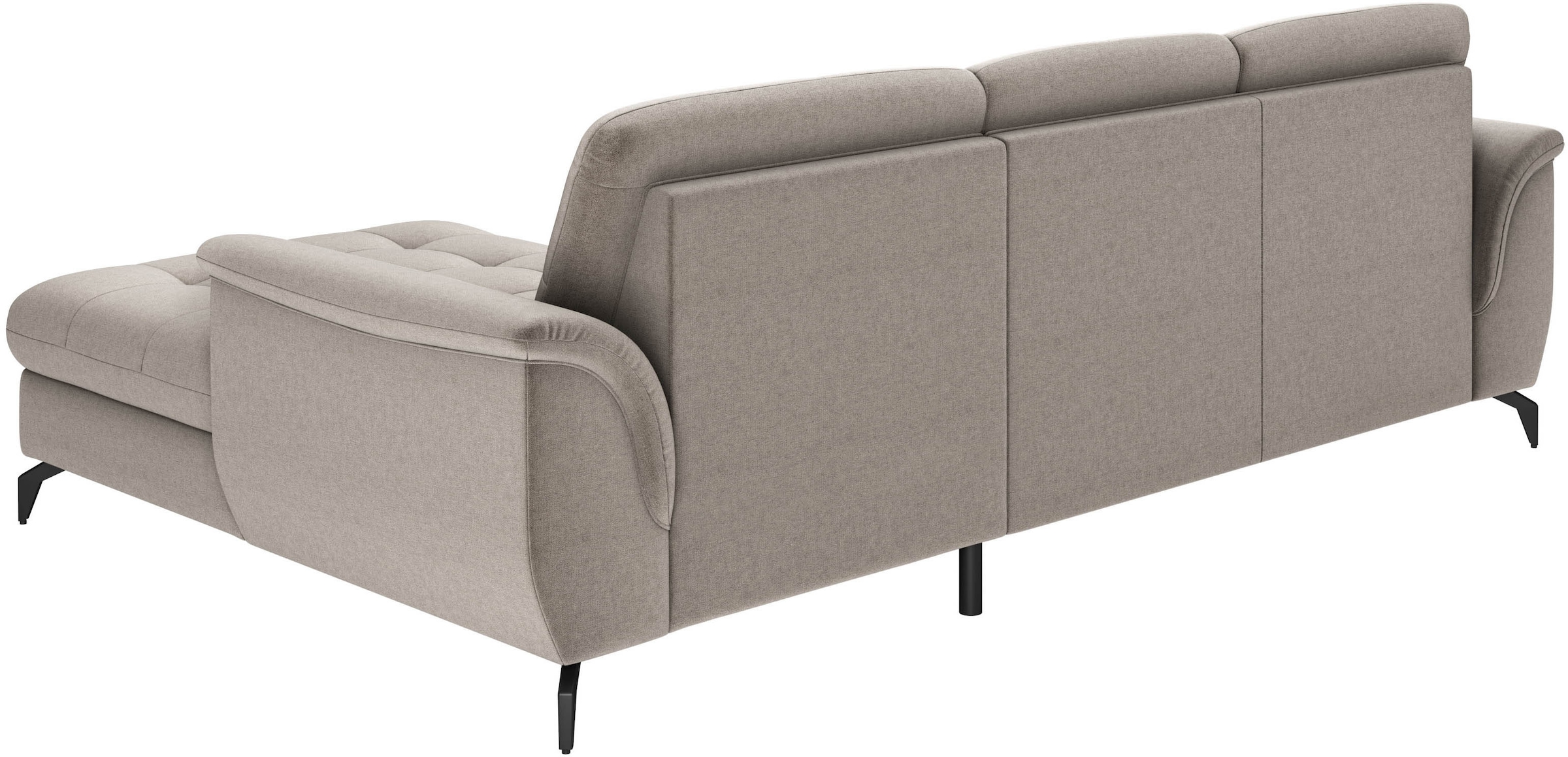 sit&more Ecksofa »Zora L-Form«, wahlweise mit Bettfunktion und Bettkasten