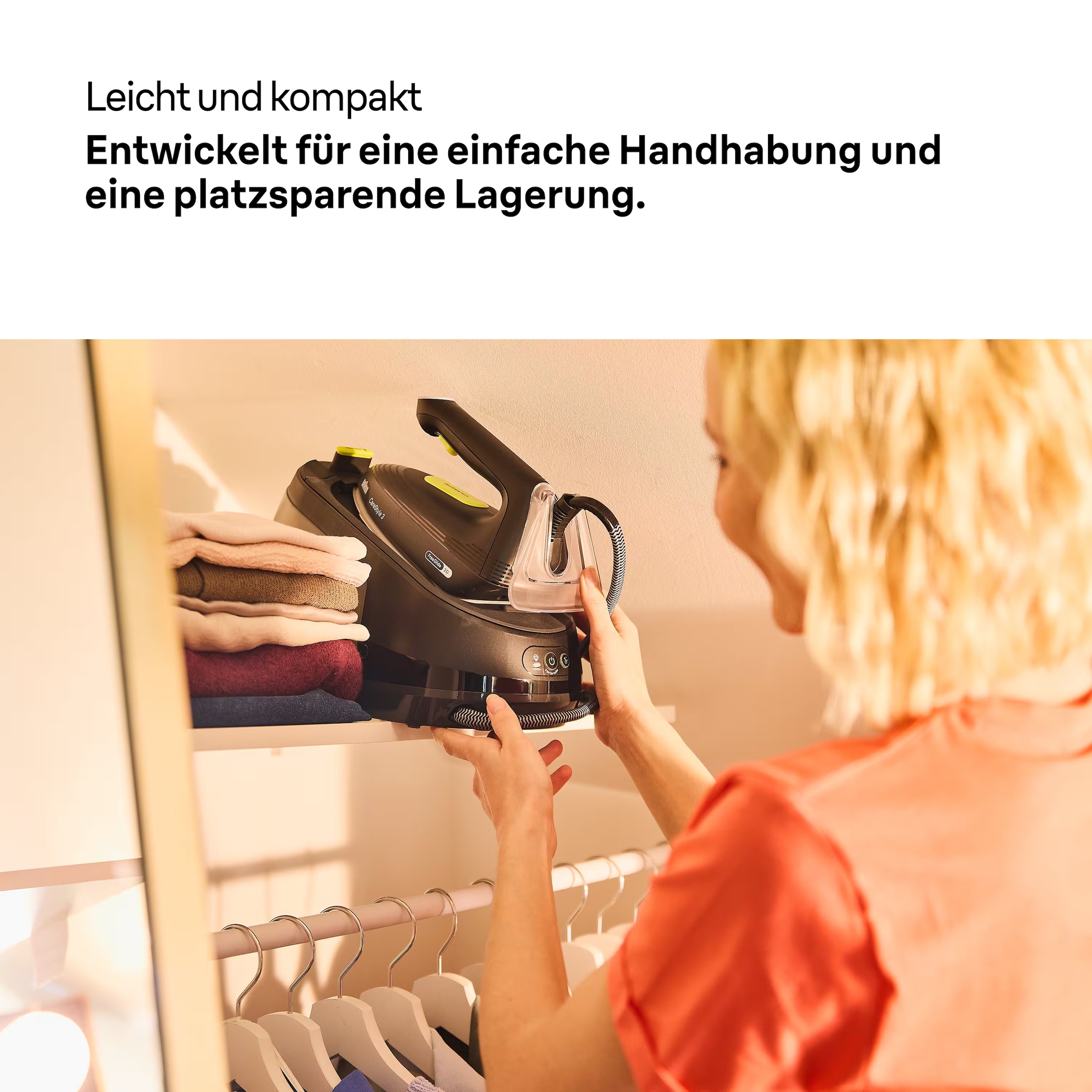 Braun Dampfbügelstation »CareStyle 3 IS 3257 BK« 1.800 ml Wassertank