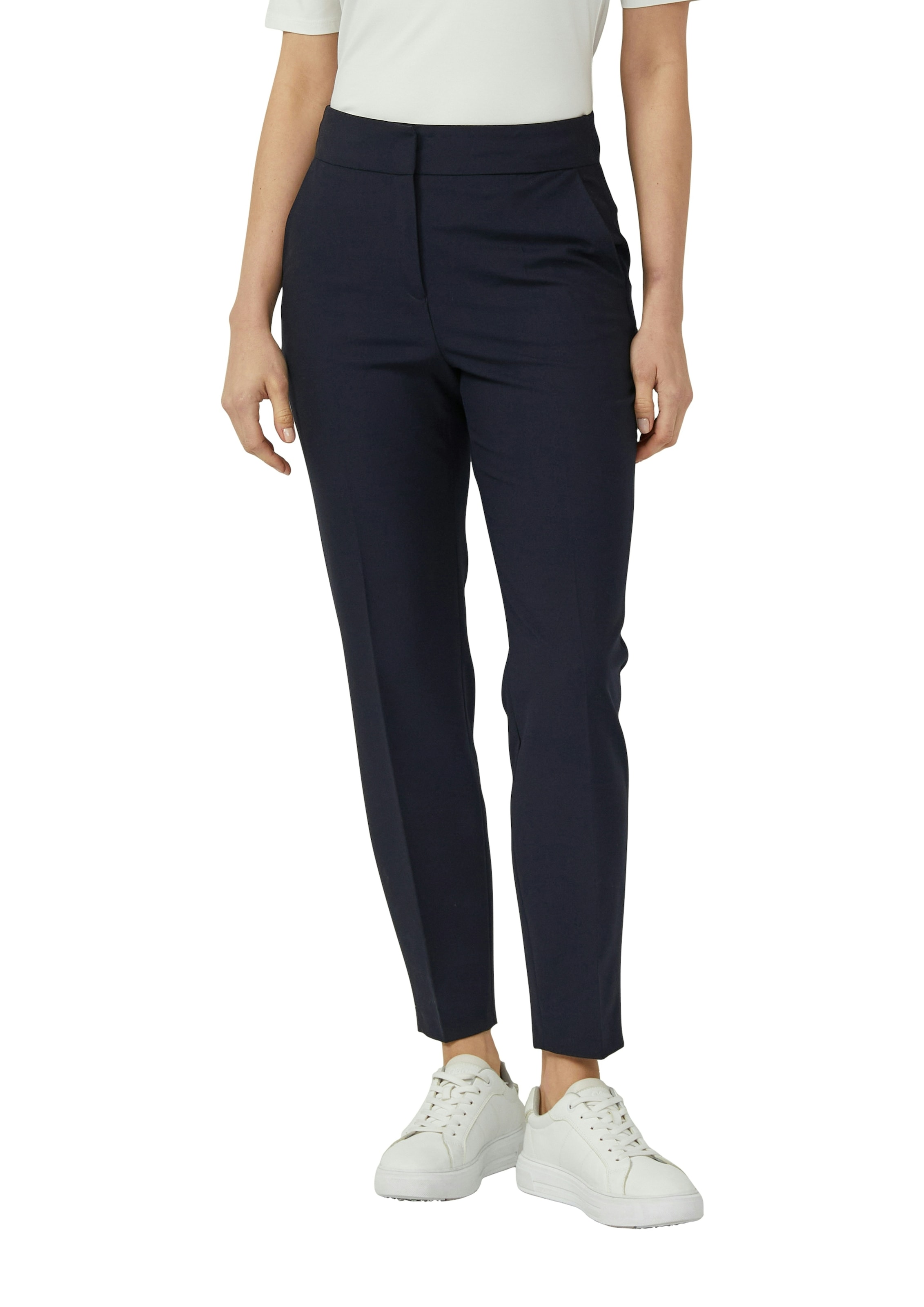 s.Oliver BLACK LABEL Stoffhose  mit schmalem Bein, Viskose-Stretch