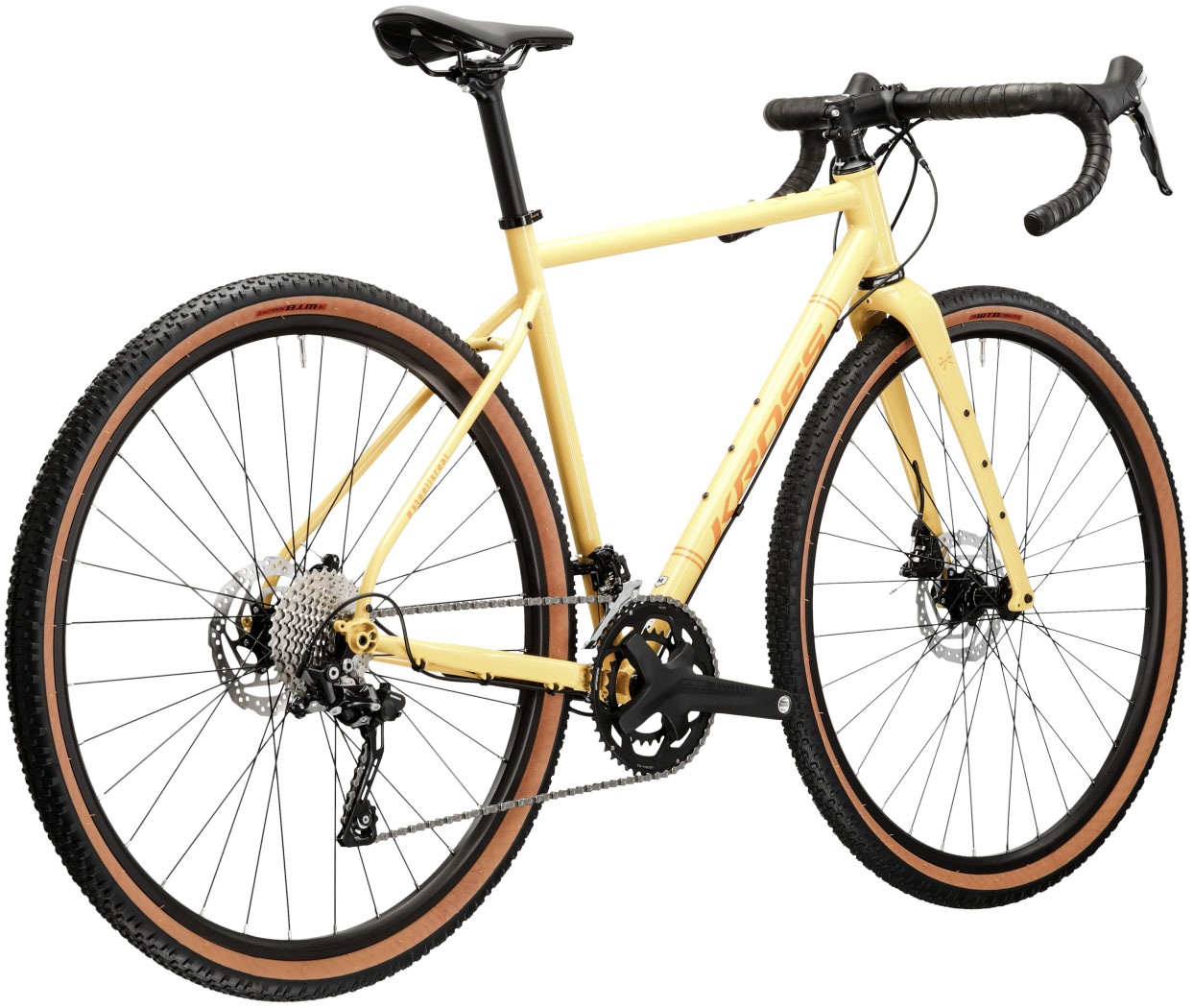 Kross Gravelbike »KROSS Gravelbike Esker 4.0 28" gelb« 20 Gang Shimano GRX RX400 Schaltwerk Kettenschaltung