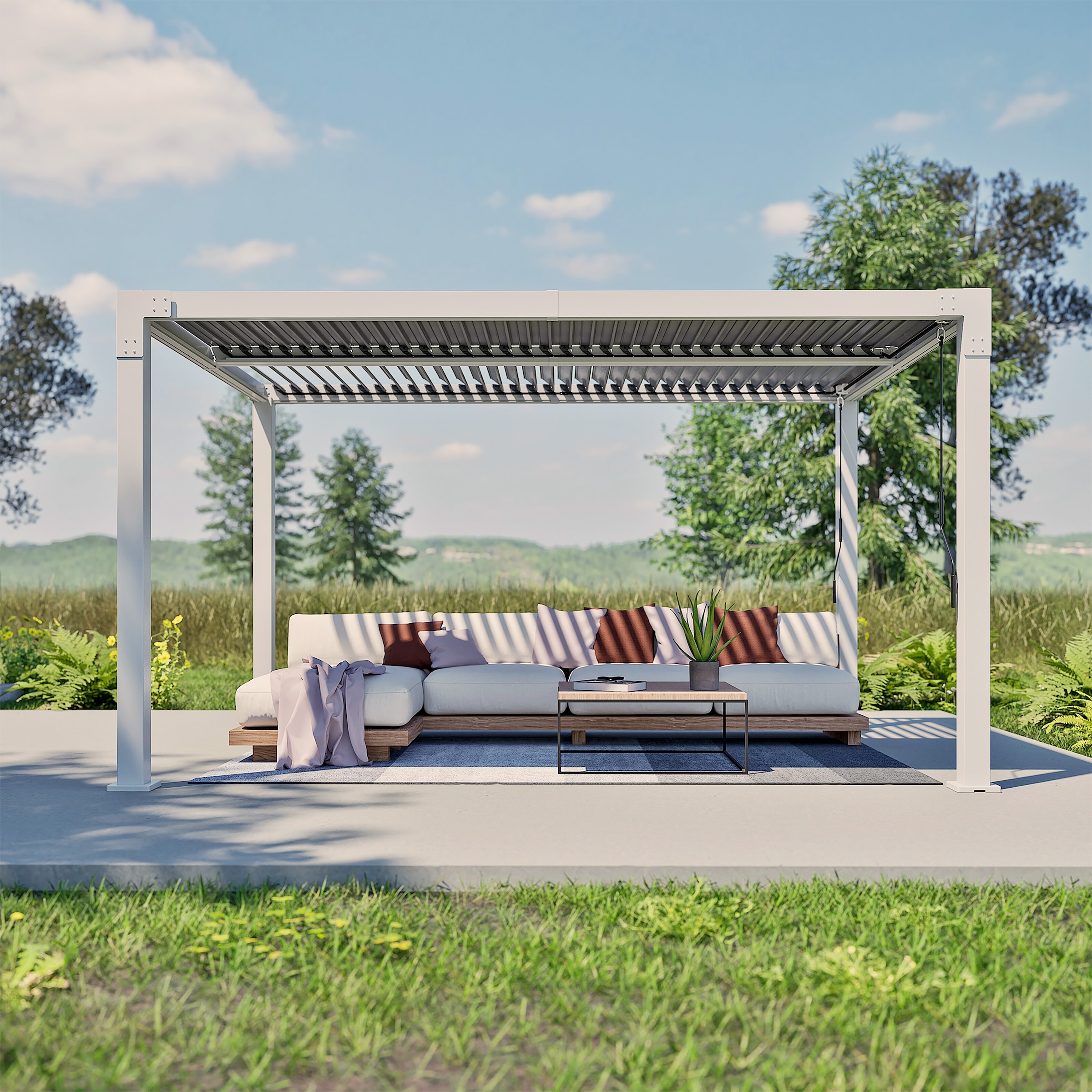 Sojag Pergola »Hana 1013 Beige« Massive Aluminiumkonstruktion