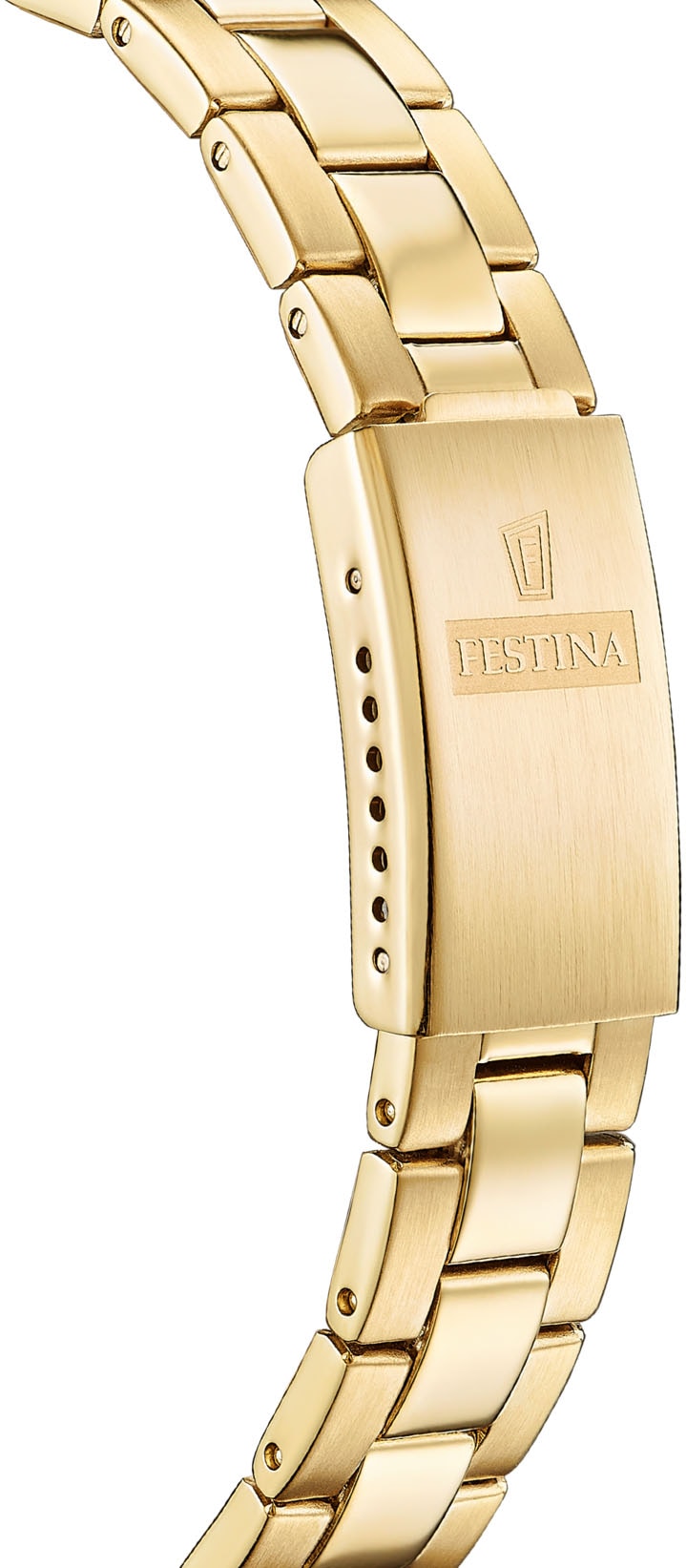 Festina Quarzuhr, Armbanduhr, Damenuhr, Swiss Made, Edelstahlarmband, analog, Tag