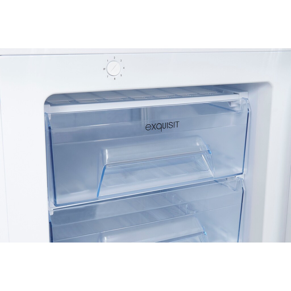 exquisit Einbaugefrierschrank »EGS101-080F«, 87,1 cm hoch, 54 cm breit