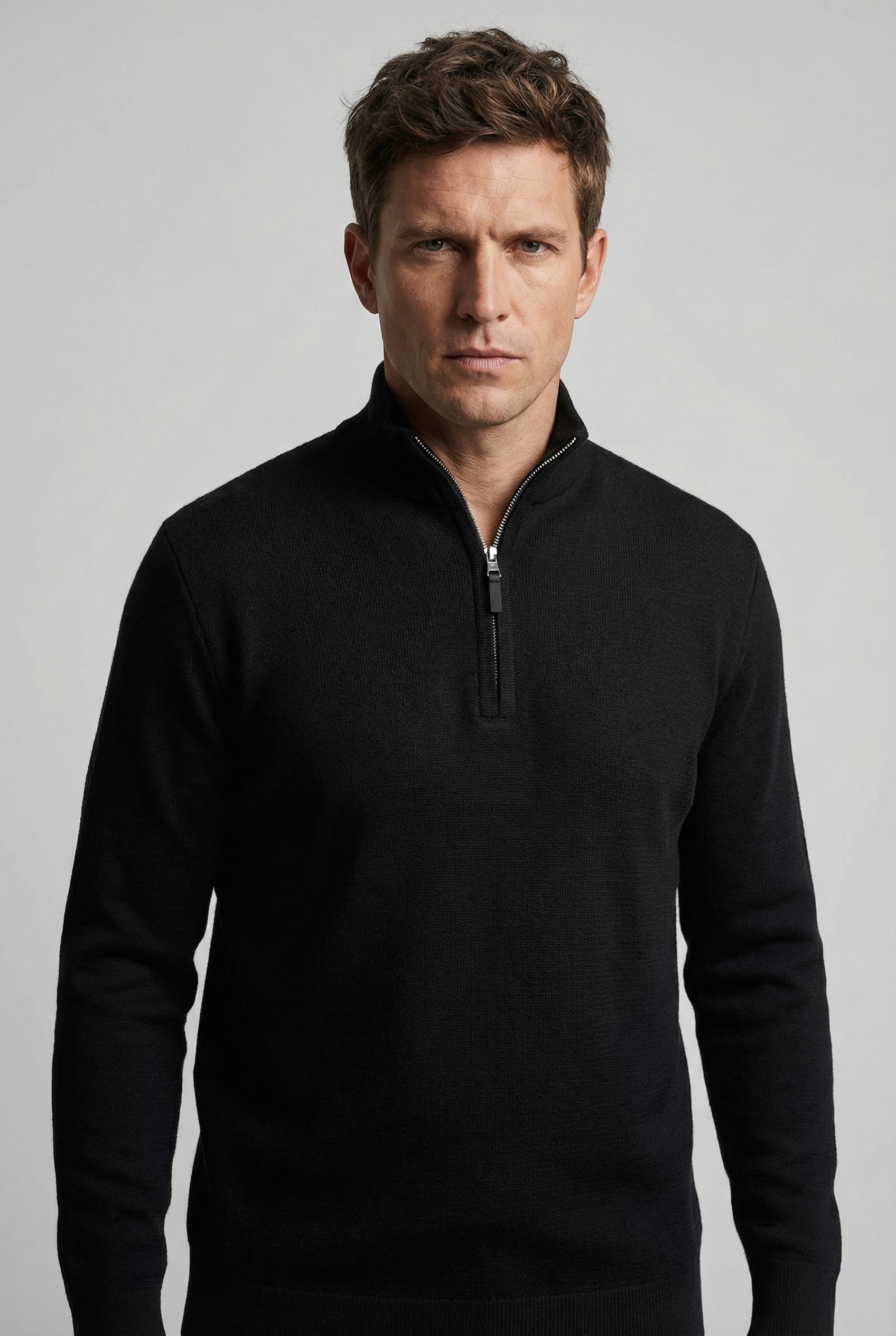 OLYMP Troyer mit Stehkragen, regular fit