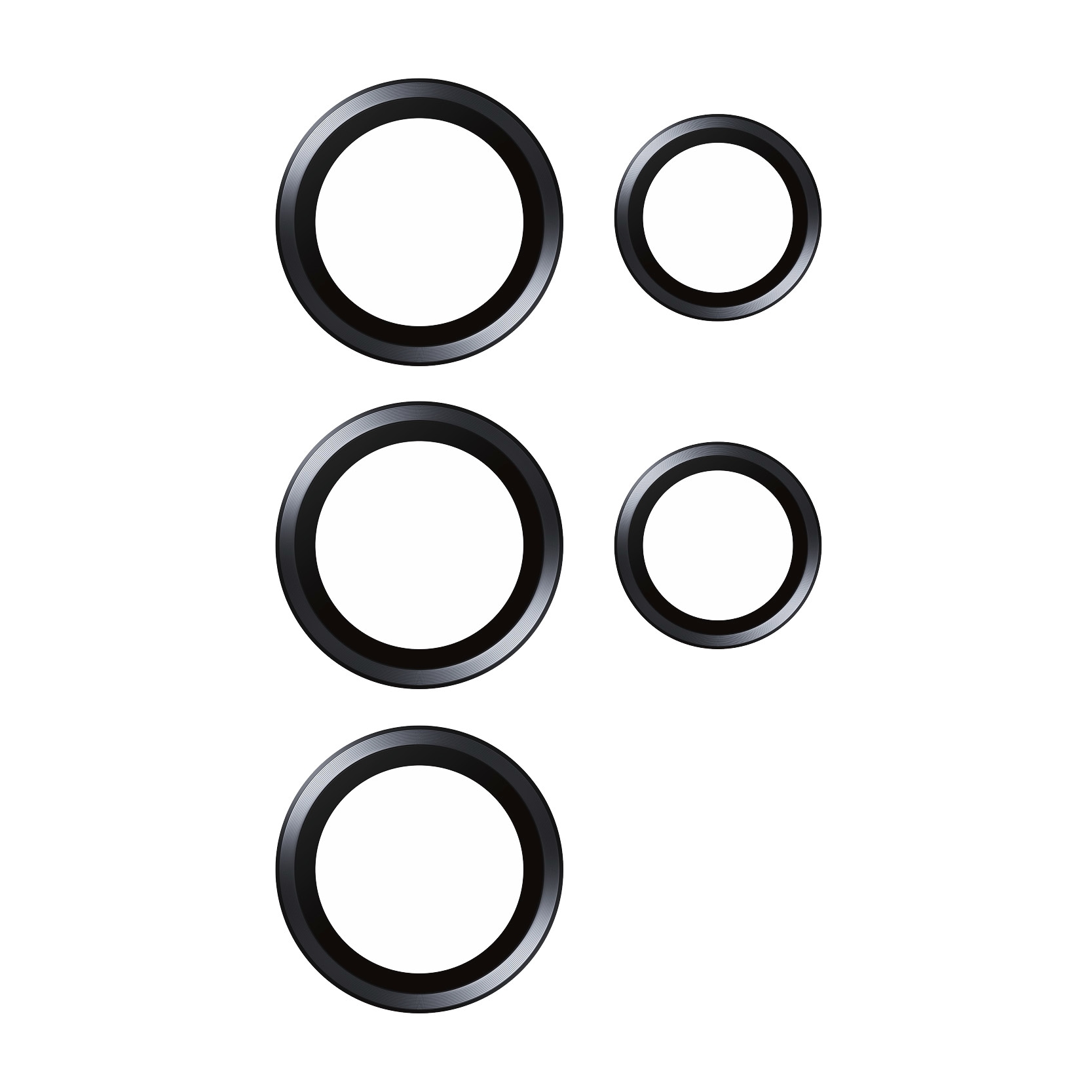 PanzerGlass Kameraschutzglas »Hoops Camera Lens Protector«, für Samsung Galaxy S24 Ultra, Lens Cover, stoßfest, kratzbeständig