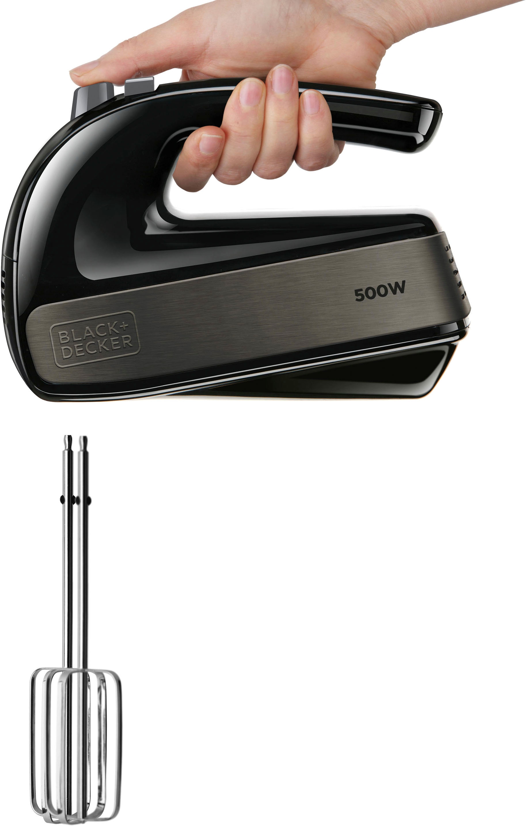 Black + Decker Handmixer »BXMX500E«, 500 W