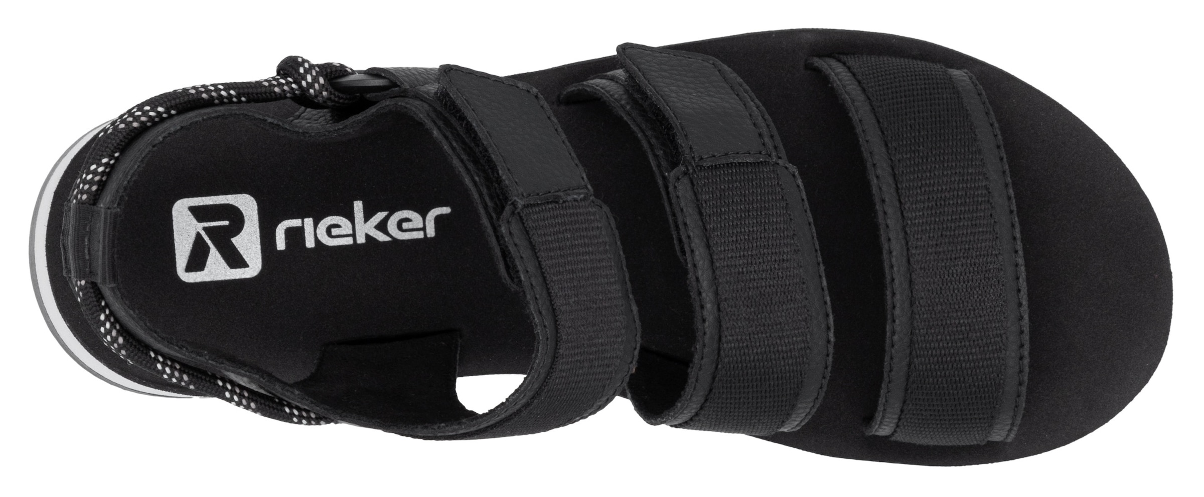 RIEKER Sport Plateausandale »Adelaide«, Sommerschuh, Outdoorsandale, Sandalette mit Klettverschlüsse