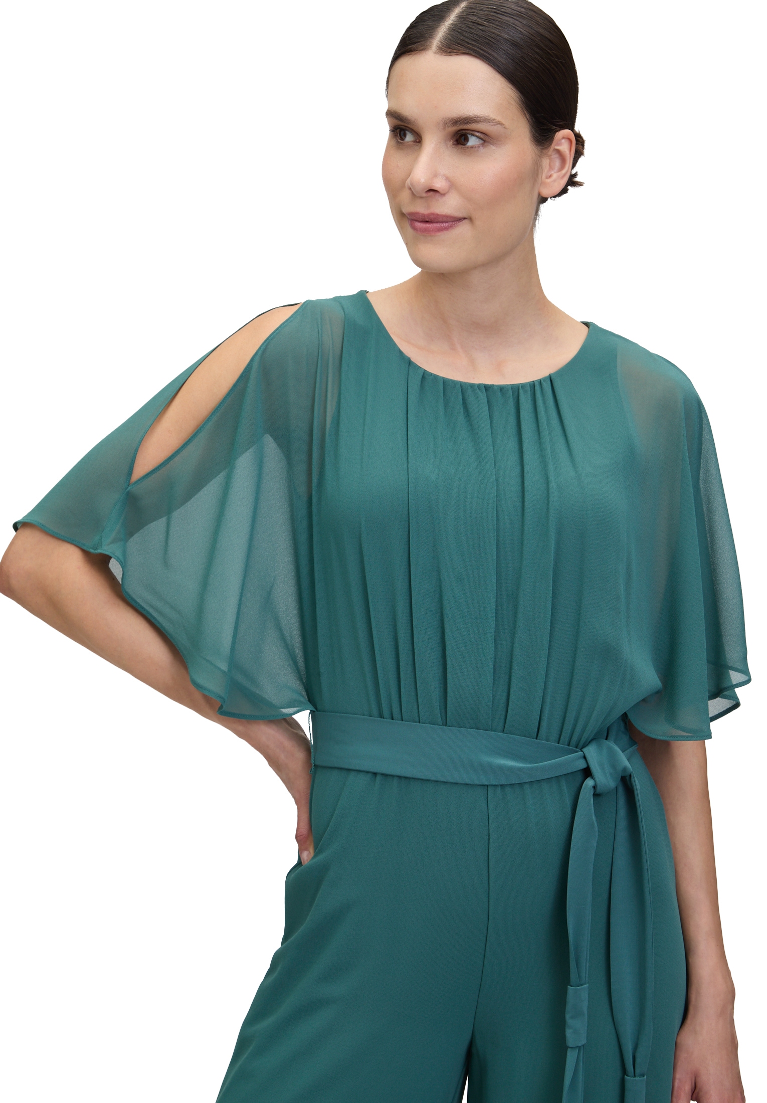 Vera Mont Jumpsuit »Jumpsuit mit Bindegürtel«
