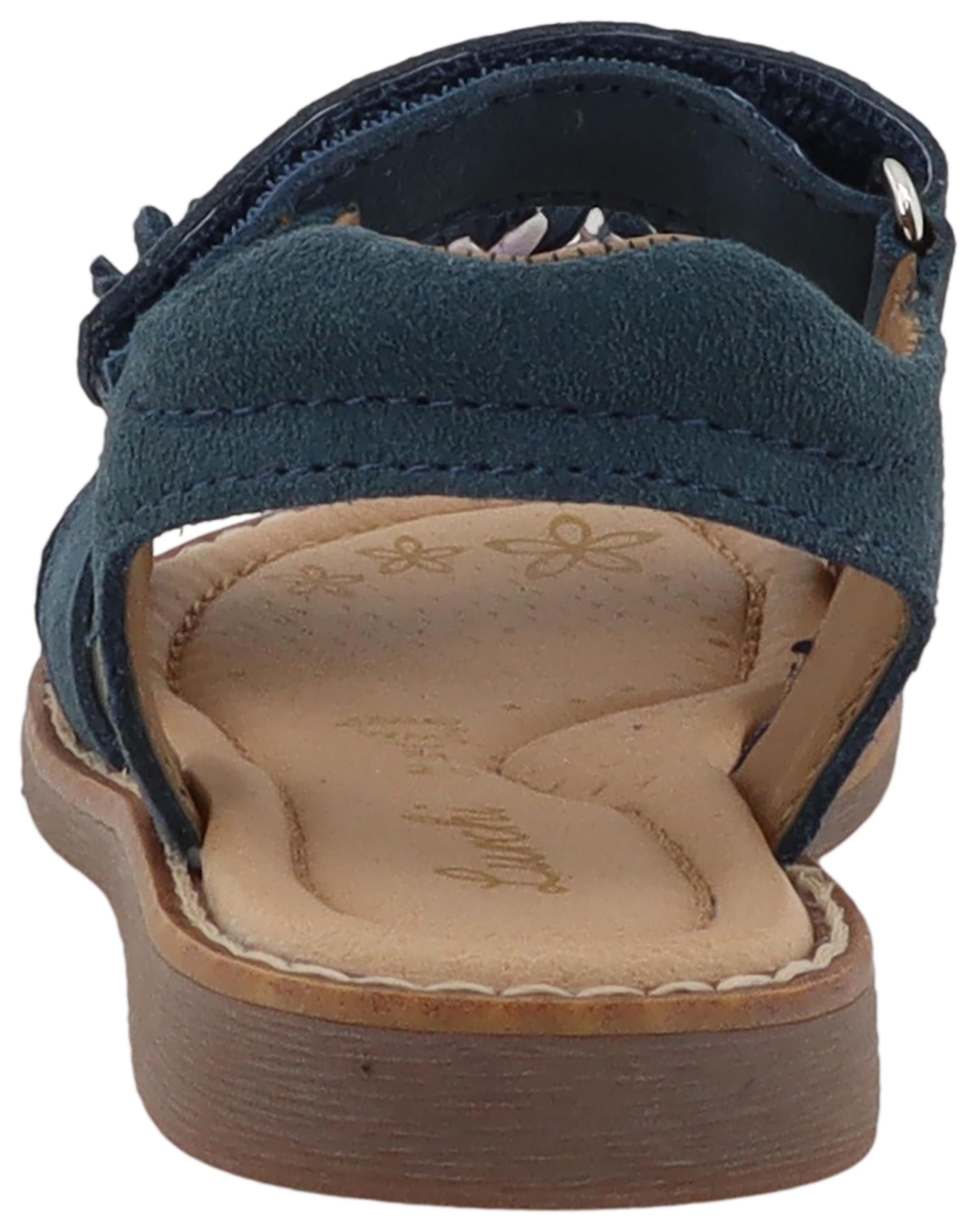 Lurchi Sandale »Loona«  Klettschuh mit Blütenapplikation, Größenschablone zum Download