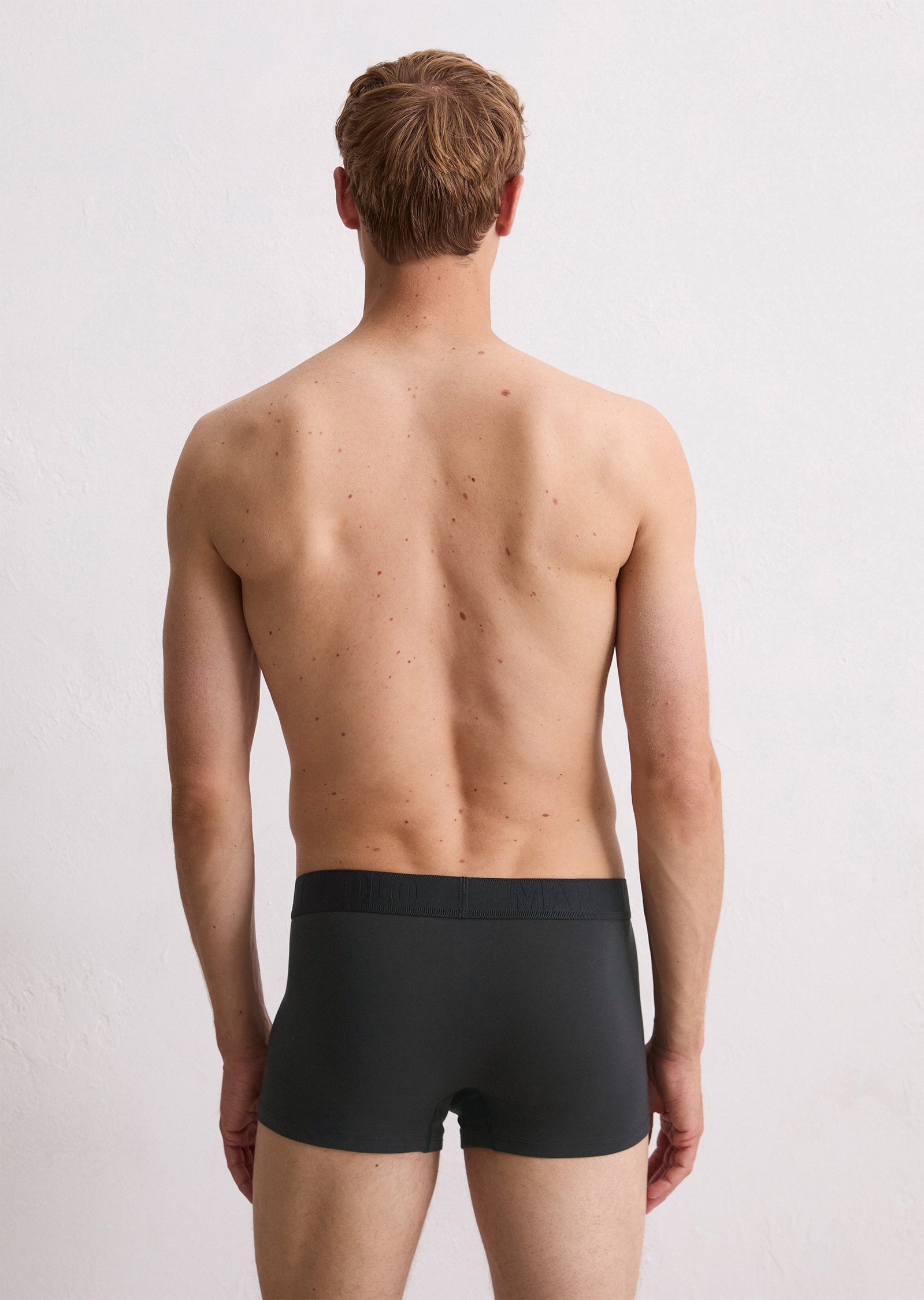 Marc O'Polo Trunk »Essentials« 3er Pack,  ohne Eingriff, Logo-Bund, elastisch, Baumwollmix, atmungsaktiv