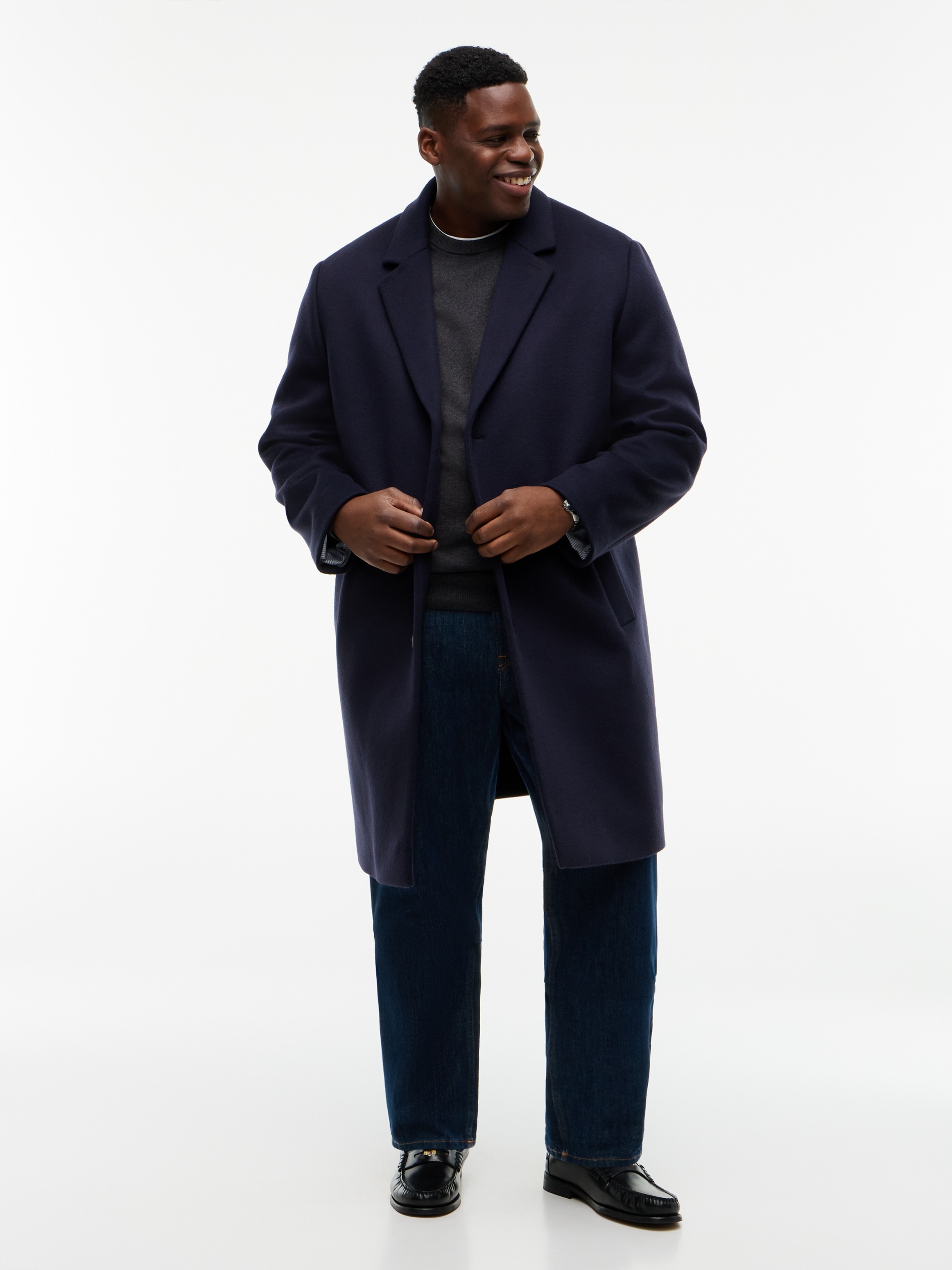 Tommy Hilfiger Big & Tall Langmantel »BT-NY WOOL MIX«