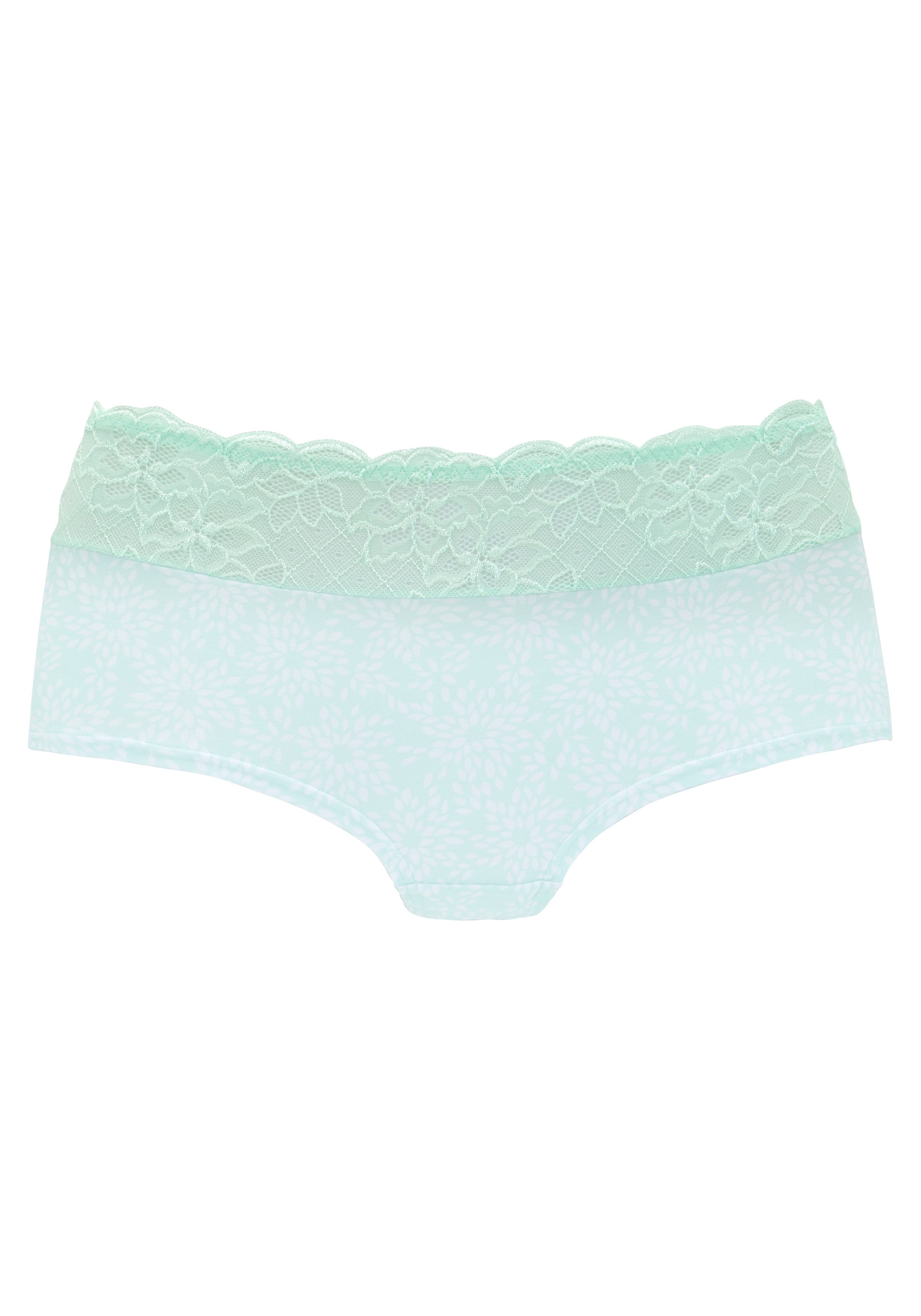 Nuance Panty, mit floralem Spitzenbund