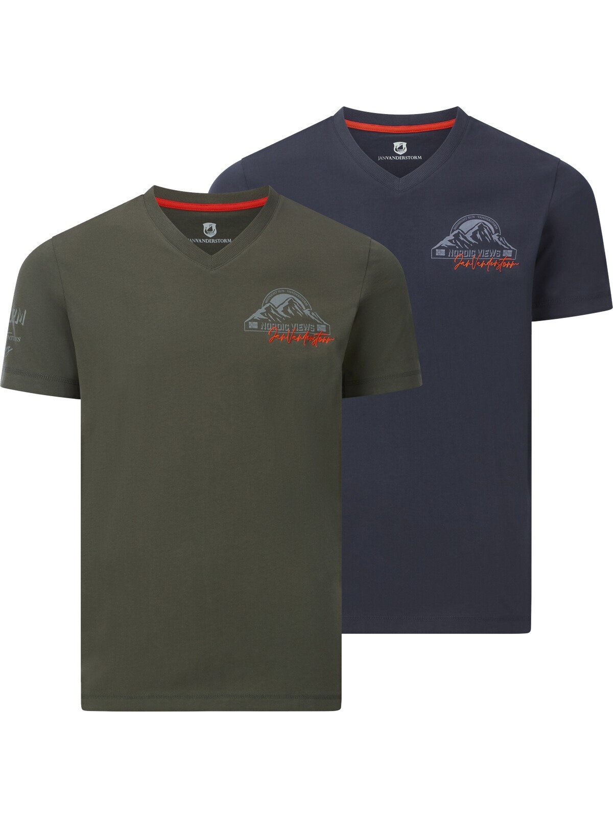 Jan Vanderstorm T-Shirt »Doppelpack T-Shirt JENDUR«