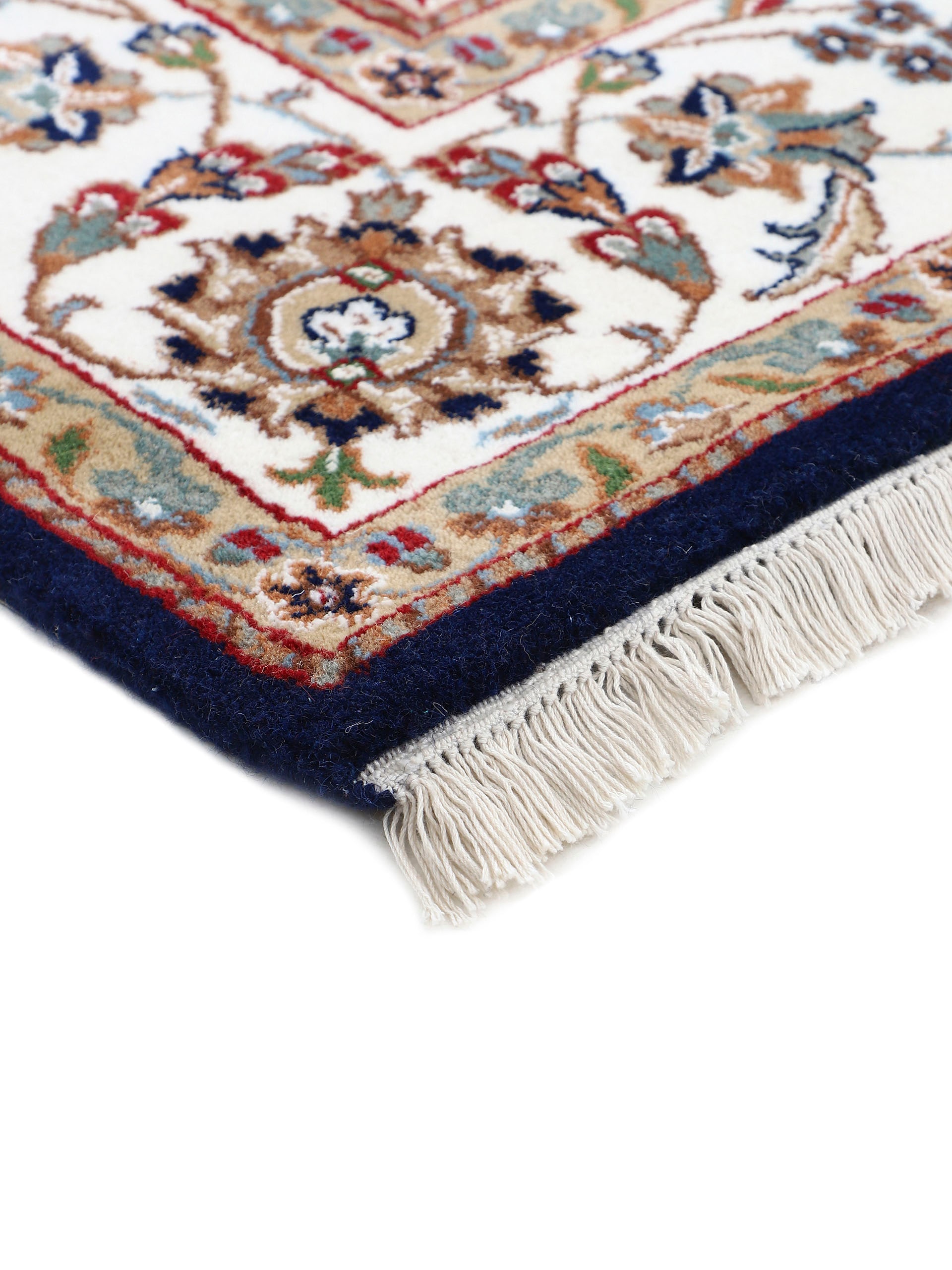 Woven Arts Orientteppich »Nain,  auch als Läufer«, rechteckig, 15 mm Höhe, handgeknüpft, Wohnzimmer, reine Wolle
