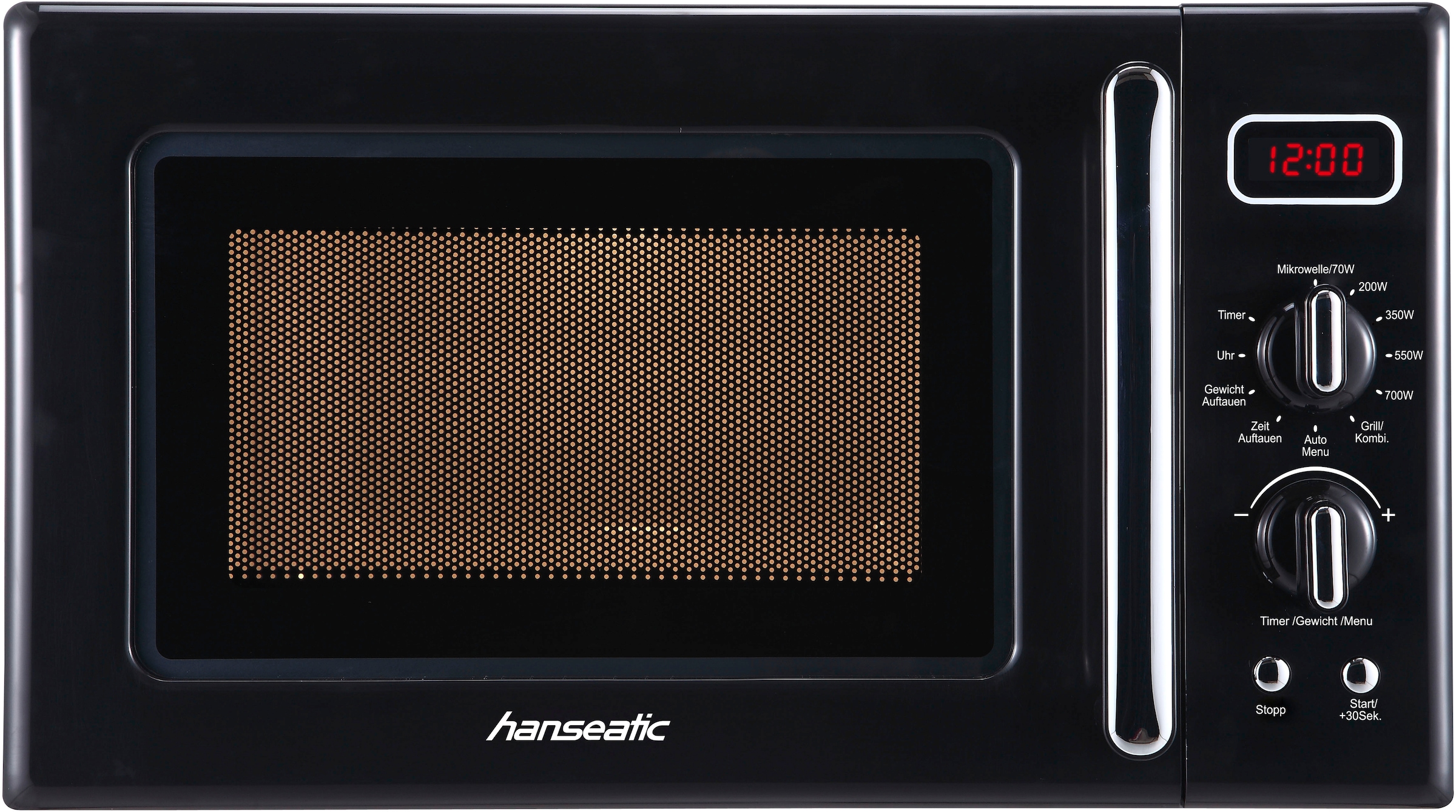 Hanseatic Mikrowelle »AG720CE6-PM mit Grill, XXL Garantie 3 700 mit Grill-Mikrowelle Garraum, Jahren 20 Liter Watt«