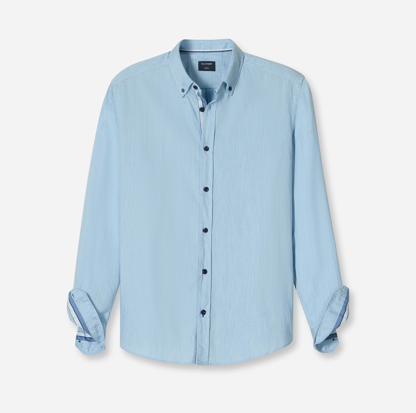 OLYMP Langarmhemd , Regular Fit, Businesshemd, Button-down-Kragen, Feincord
