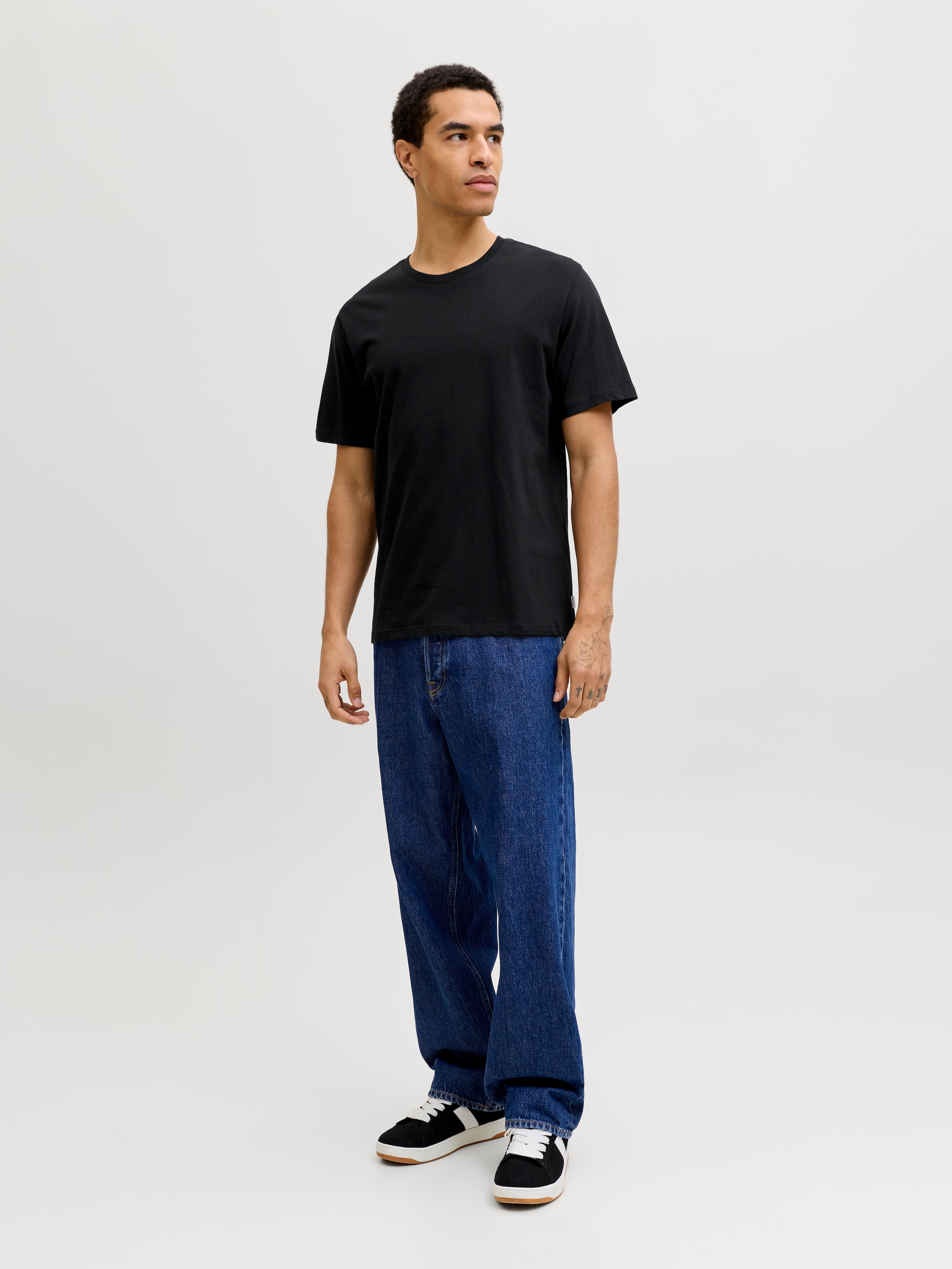 Jack & Jones Kurzarmshirt »JJEORGANIC BASIC TEE SS O-NE 3PK MP NOOS«