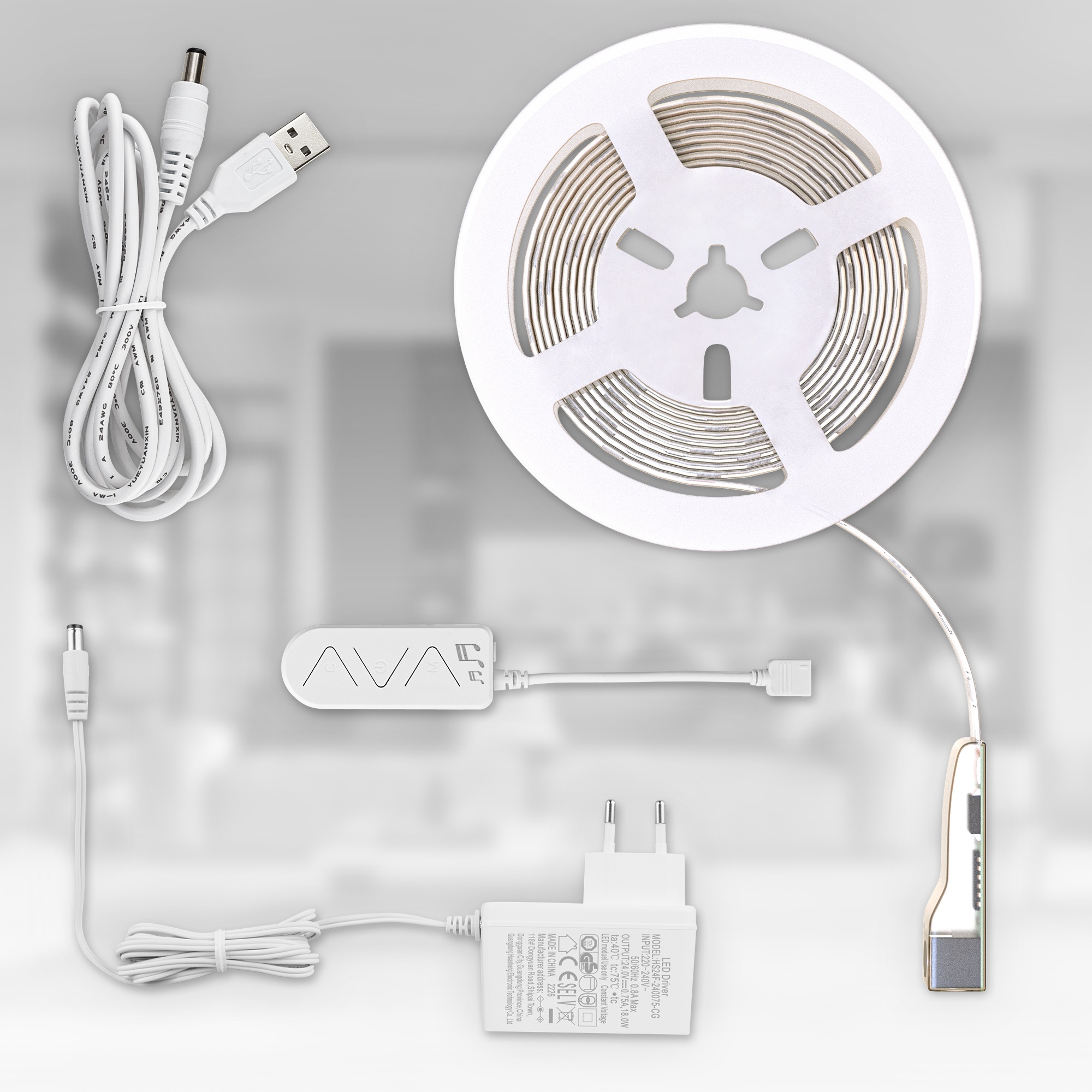 B.K.Licht LED Stripe »Wifi RGBIC LED Strip, 10 m, mit App Steuerung«, 300 St.-flammig, Lichtleiste, mit Musiksensor, smartes LED Band, Selbstklebend