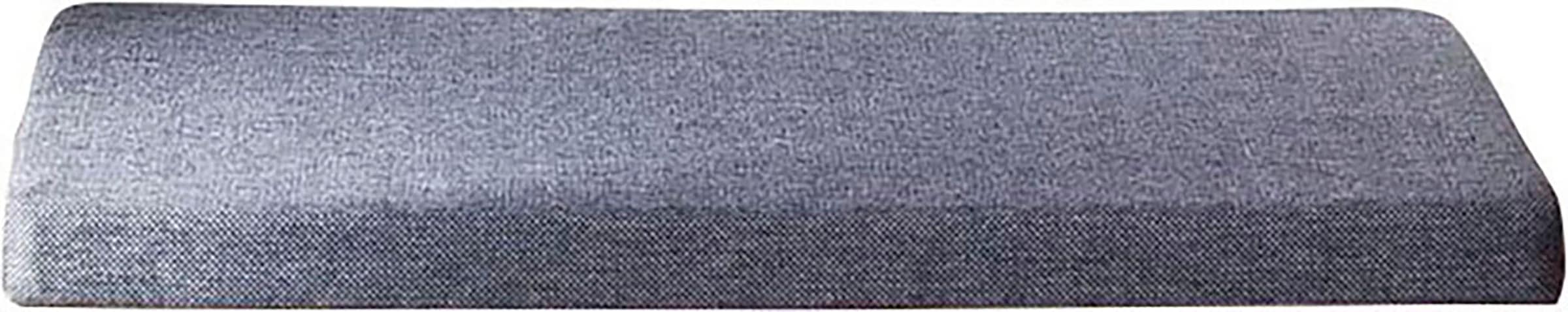 Home affaire Bankauflage »Avena« graues Sitzkissen, 49 x 32 cm, eckig ,Bezug: 100 % Polypropylen